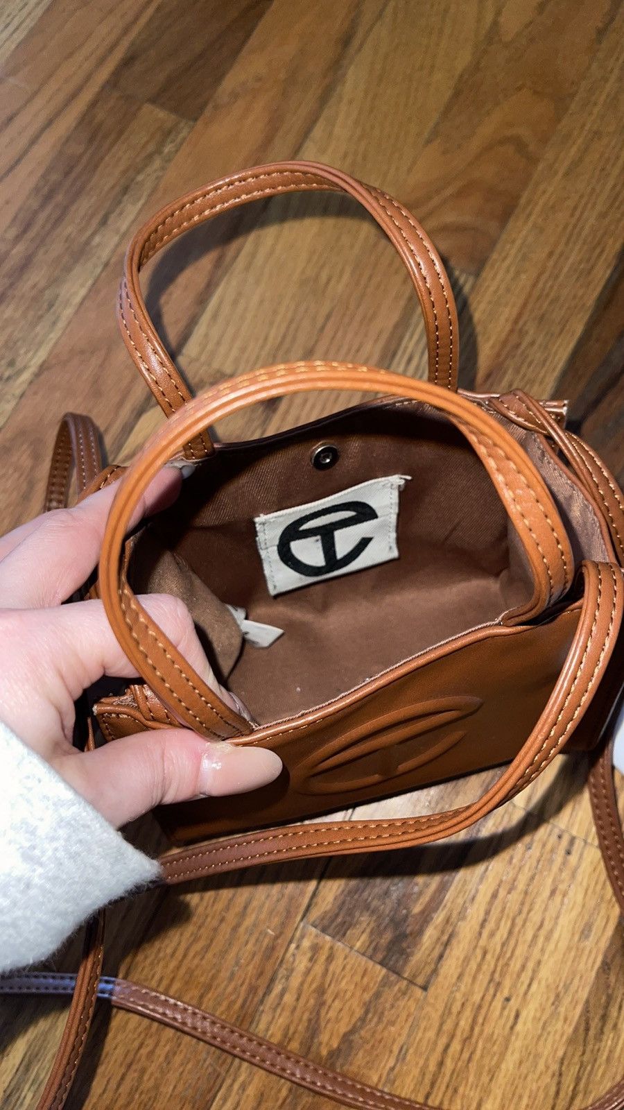 Telfar Telfar Small Tan Shopping Bag Size ONE SIZE - 7 Thumbnail