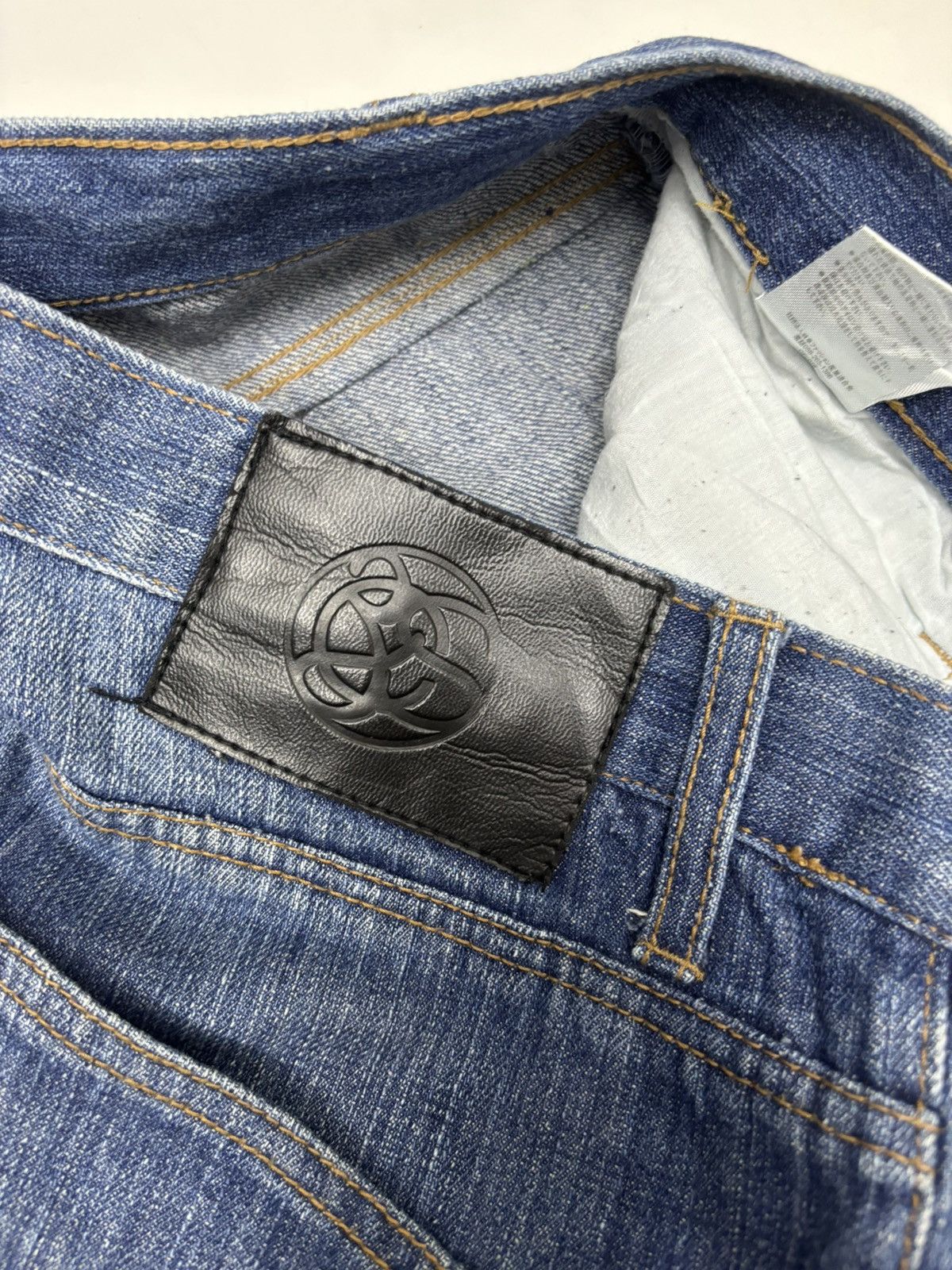 45rpm × 5351 POUR LES HOMMES × Kapital Vintage Japanese Brand Patchwork Jeans 5zip Five Denim Jean Size US 32 / EU 48 - 9 Thumbnail