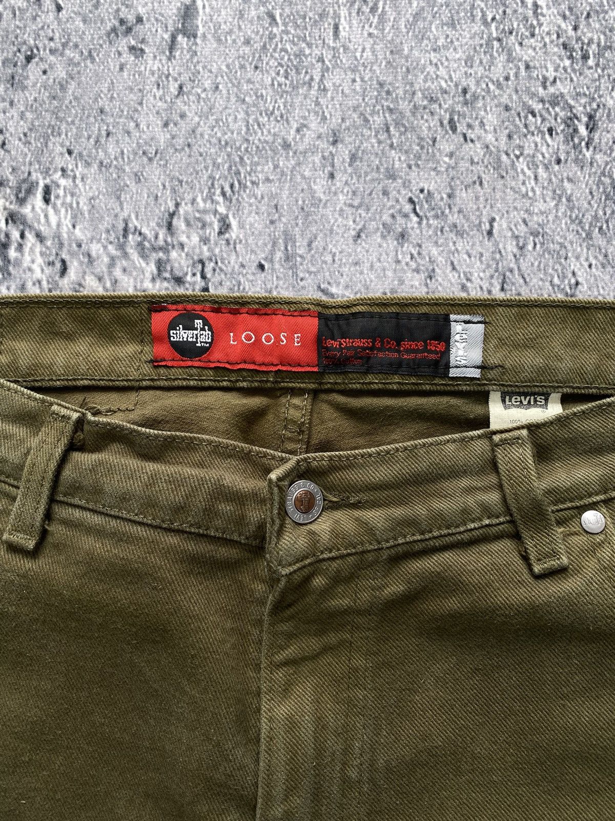 Levi's × Vintage Vintage Levi’s Silver tab Streetwear Pants denim baggy Size US 38 / EU 54 - 14 Thumbnail