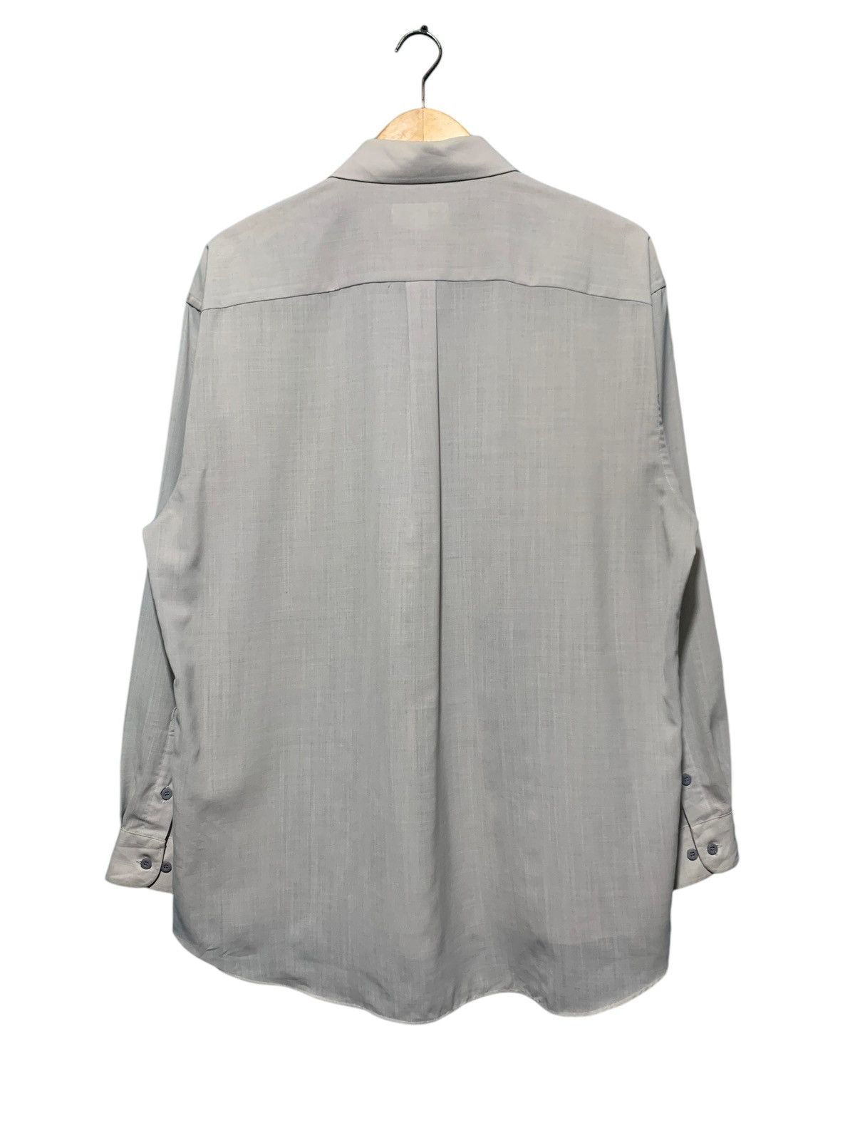 Yves Saint Laurent Vintage Yves Saint Laurent luxury grey button up shirt Size US XL / EU 56 / 4 - 6 Thumbnail