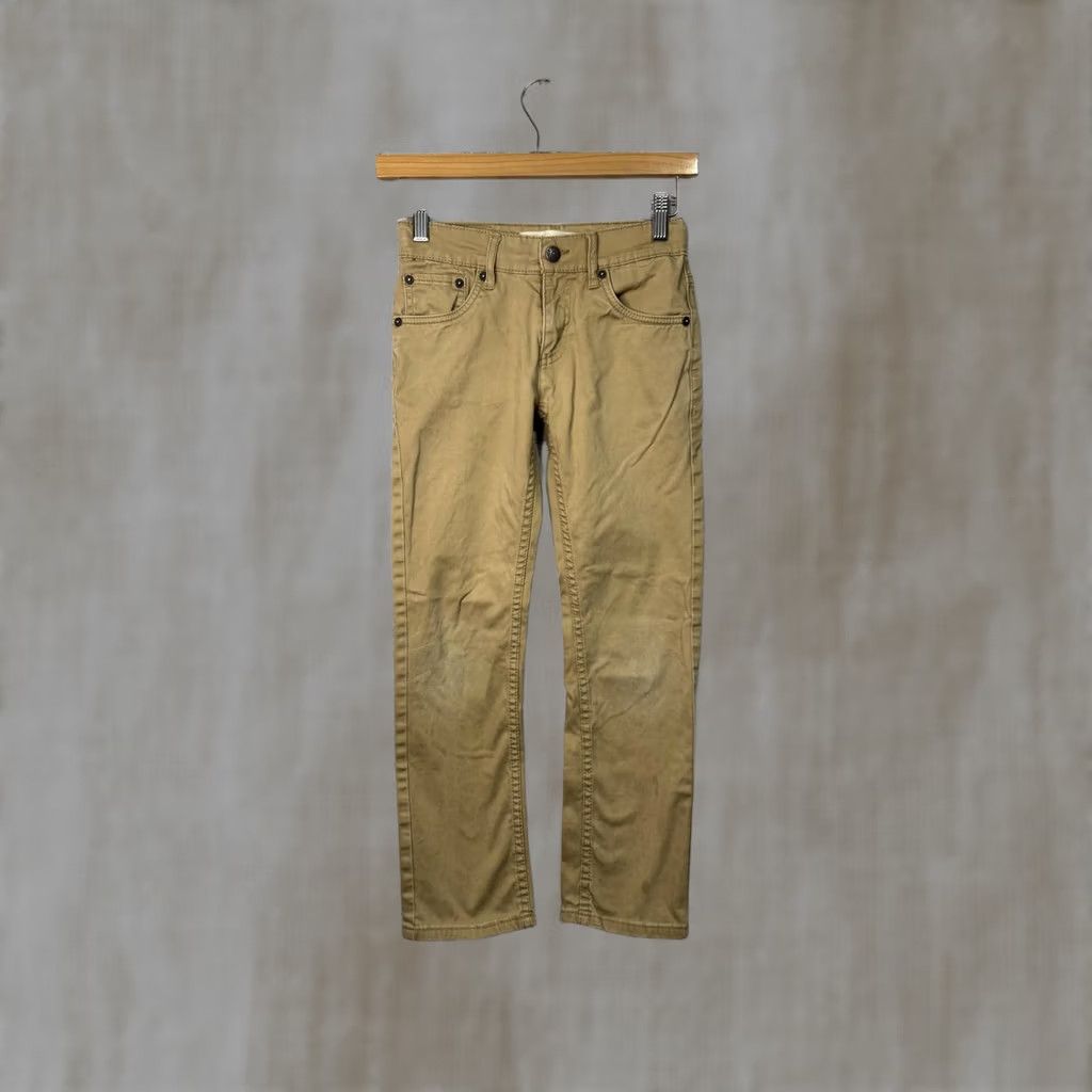 Levi's Levi's 511 Men’s Khaki Chino Pants Casual Straight Leg Size 25 Regular Beige Size US 26 / EU 42 - 1 Thumbnail