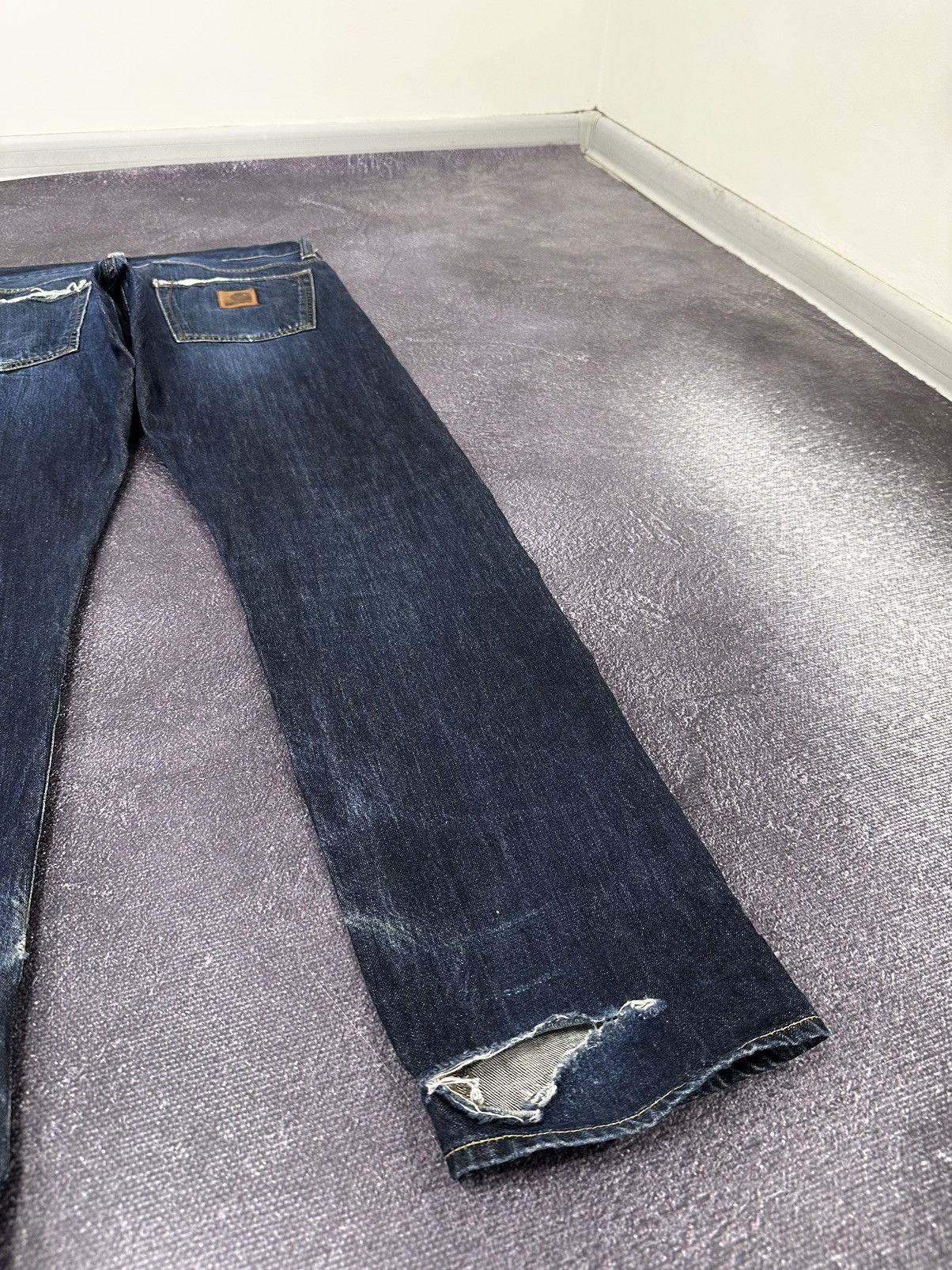 Carhartt Vintage Carhartt Distressed USA Japanese Denim Baggy Jeans Size US 34 / EU 50 - 4 Thumbnail