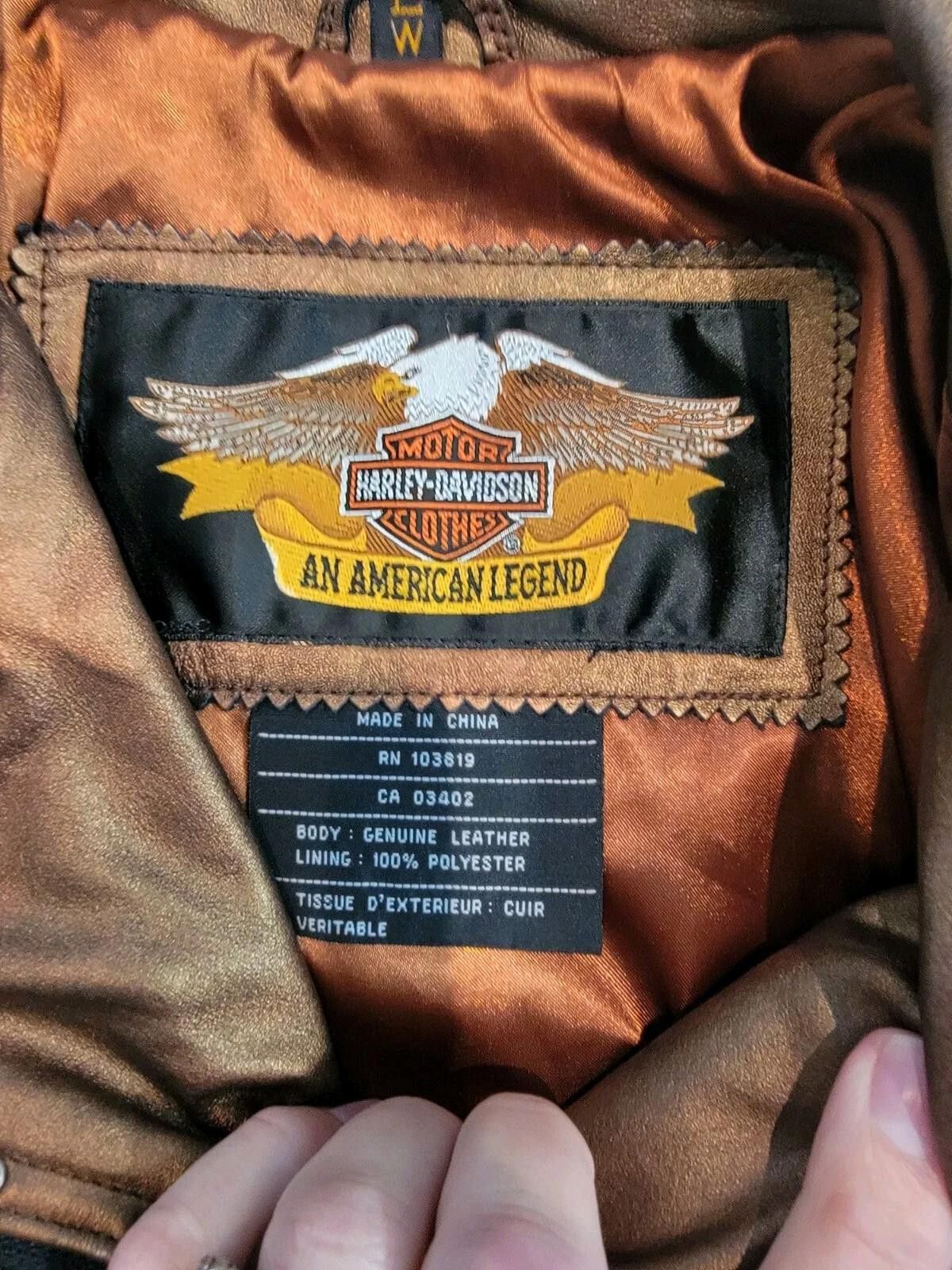 Harley Davidson Harley Davidson Leather Studded Biker Jacket Women's Large Size L / US 10 / IT 46 - 3 Thumbnail