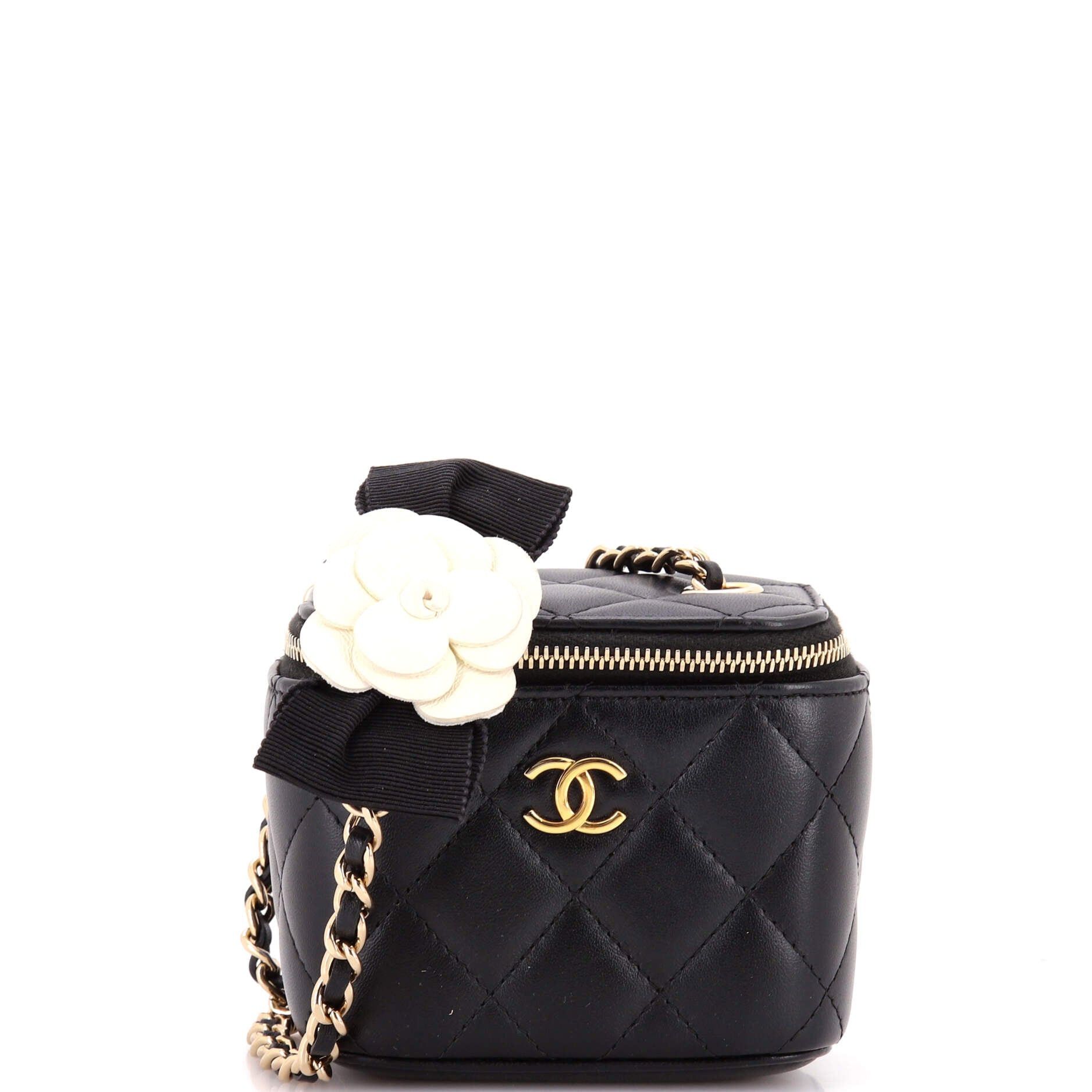 Chanel Camellia Bow Vanity Case with Chain Size ONE SIZE - 1 Thumbnail