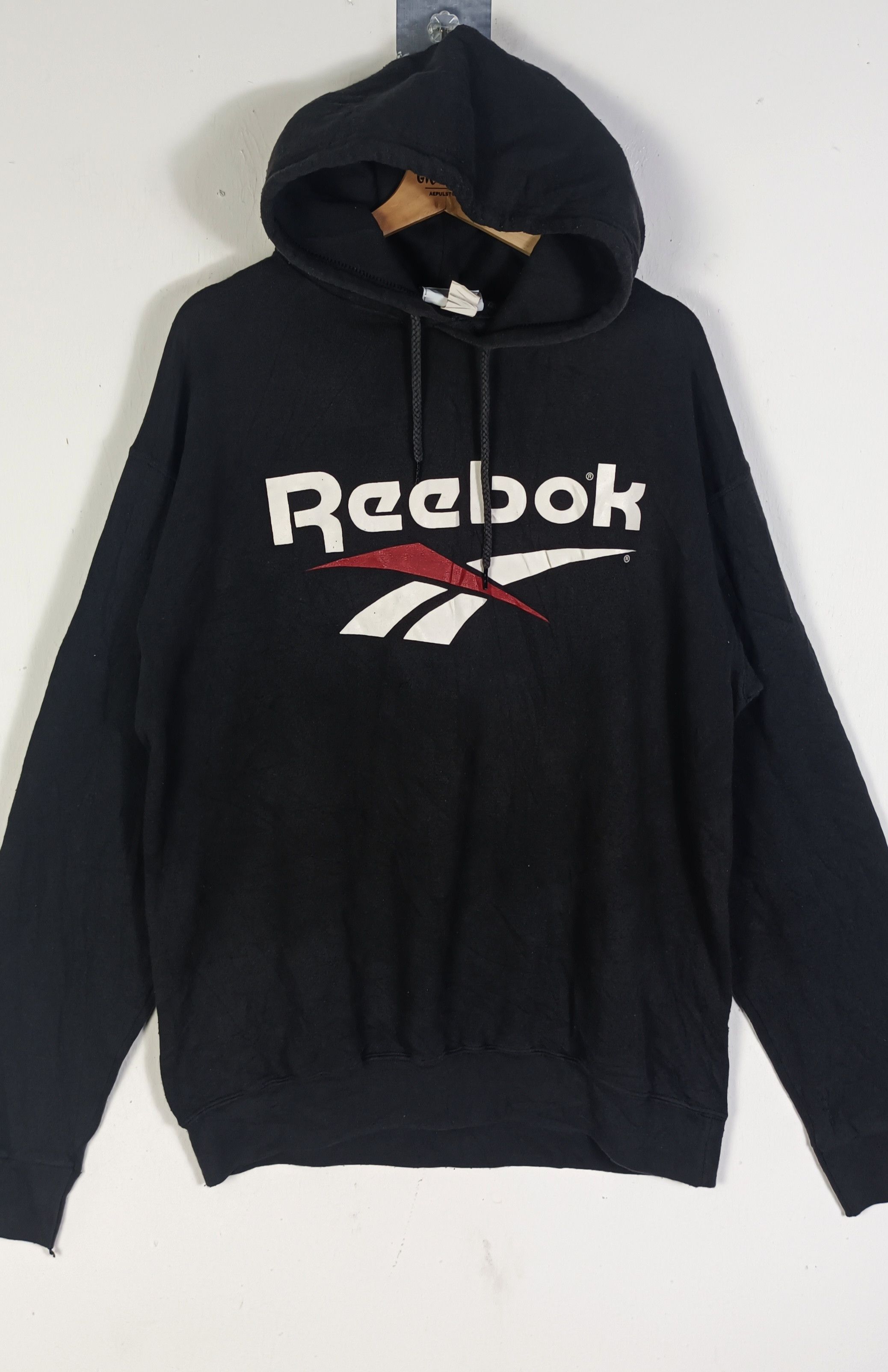 Reebok × Vintage Vintage💥Reebok Made In USA Hoodie Size US L / EU 52-54 / 3 - 3 Thumbnail