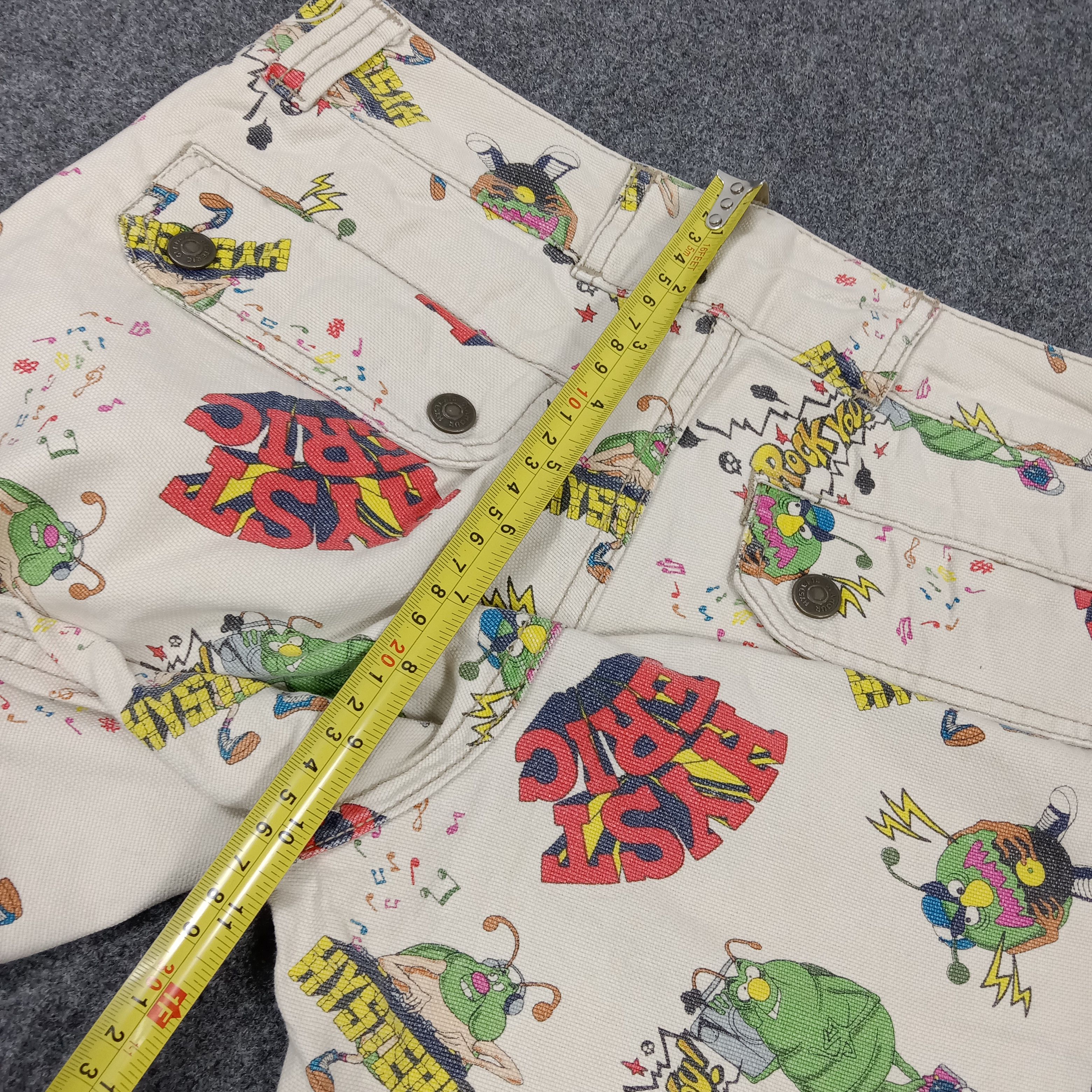 Hysteric Glamour Hysteric Glamour Japanese Brand Cartoon Cargo Pants E1A32 Size US 28 / EU 44 - 9 Thumbnail
