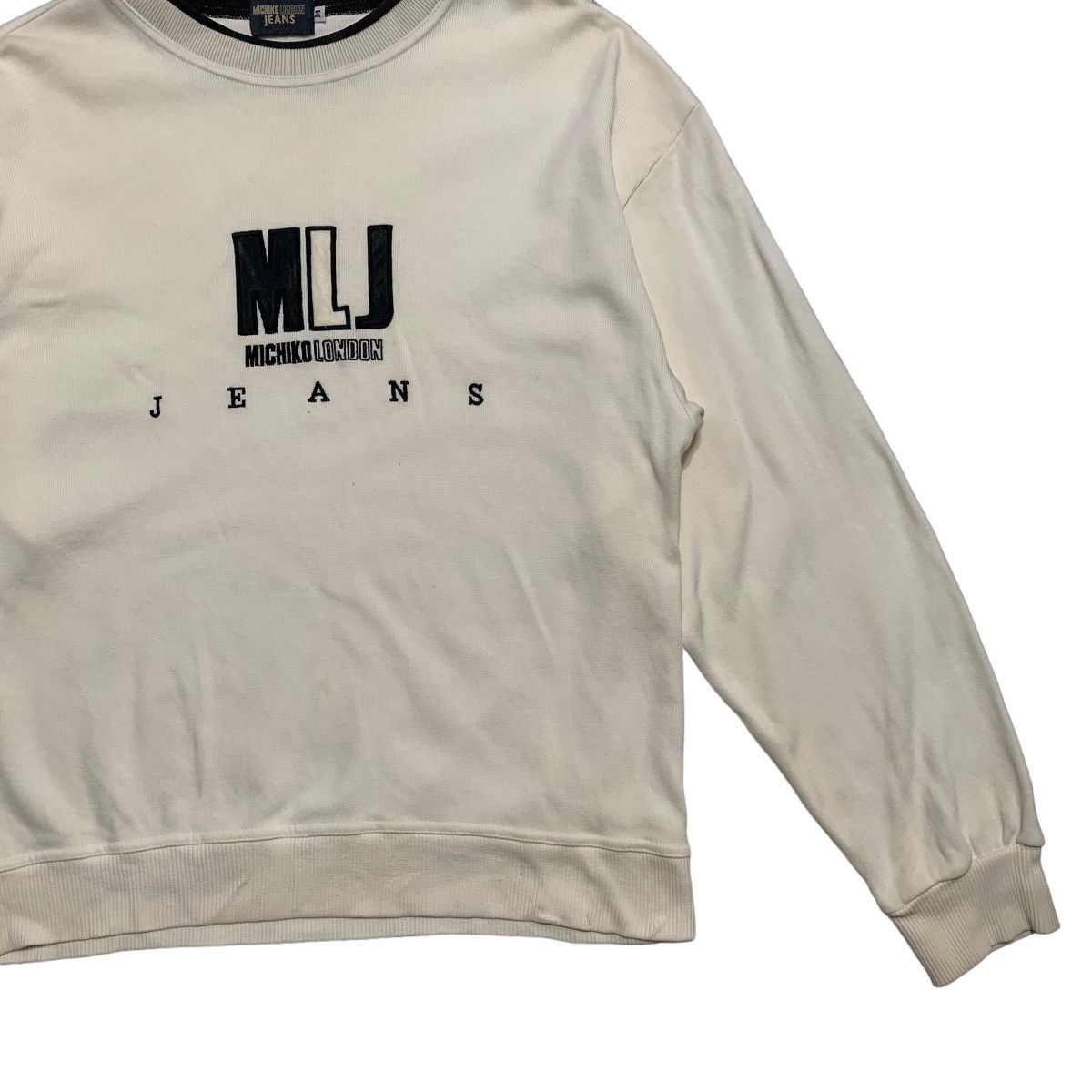 Michiko Koshino London Michiko London Jeans Big Logo Sweatshirt Size US S / EU 44-46 / 1 - 3 Thumbnail