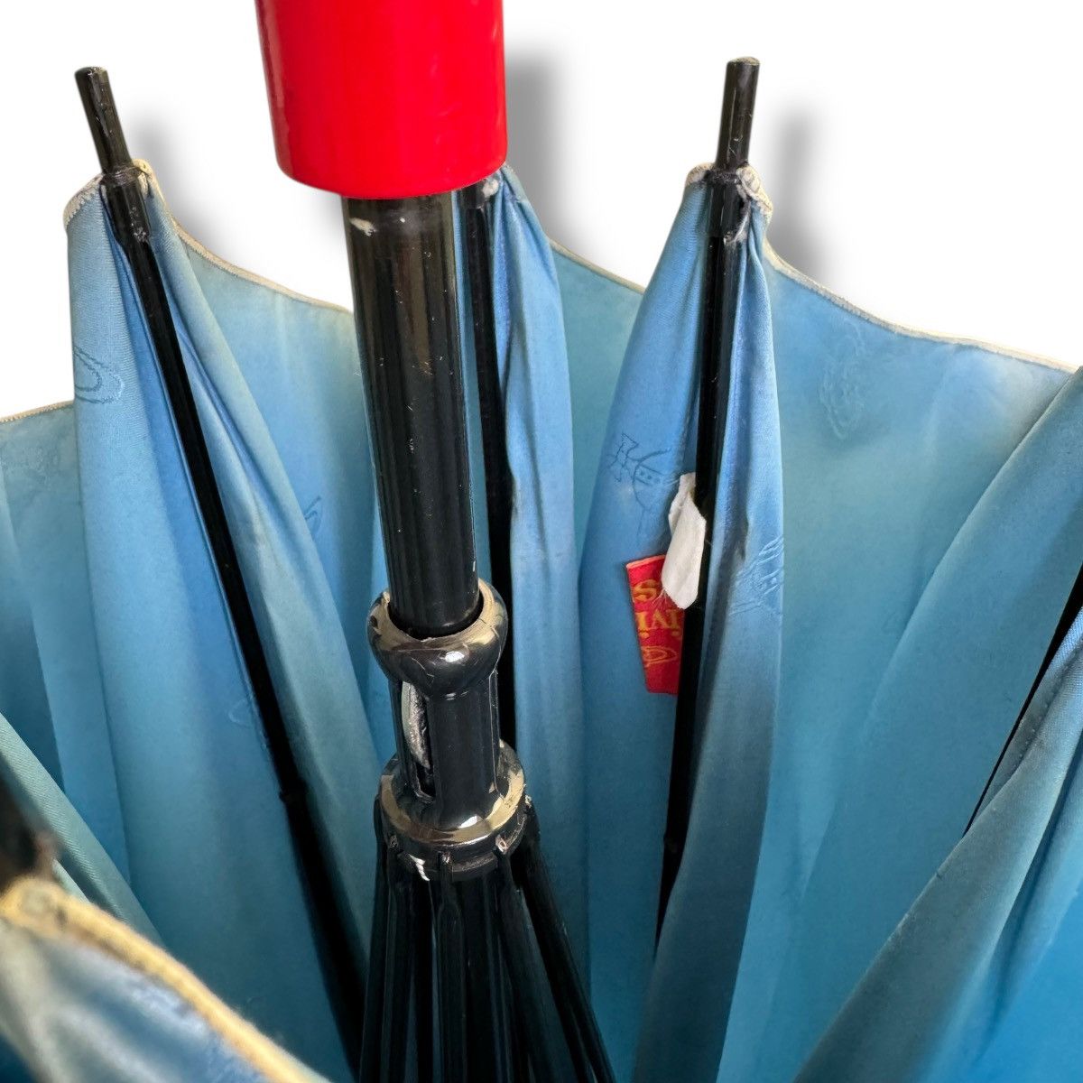 Vivienne Westwood Vivienne Westwood Silk Blue Monogram Umbrella Size ONE SIZE - 9 Thumbnail