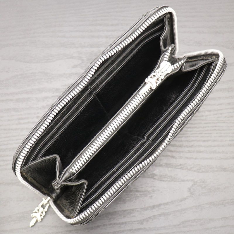 Chrome Hearts Chrome Hearts Quilted Zip Wallet Size ONE SIZE - 3 Thumbnail