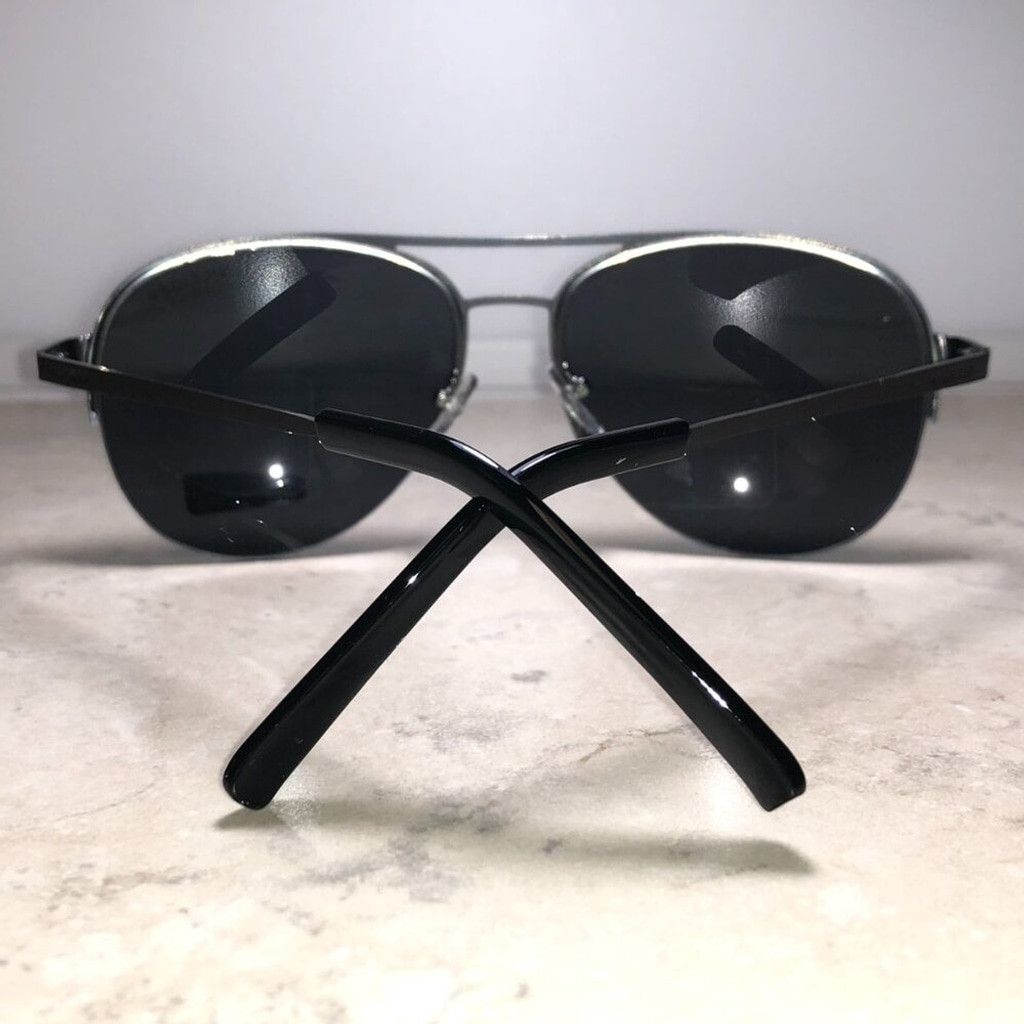 Tommy Hilfiger Tommy Hilfiger Black Aviator Sunglasses Size ONE SIZE - 3 Thumbnail