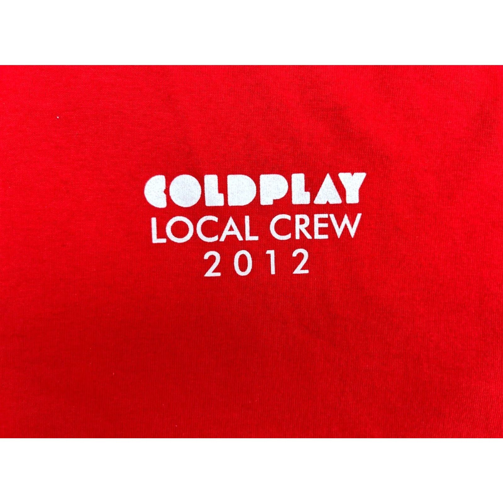 Gildan VINTAGE Coldplay Local Crew 2012 MX Band T-Shirt Red XL Unisex Adults XL T-Shirt Band Music Gildan Heavy Cotton Clapton Size US XL / EU 56 / 4 - 3 Thumbnail