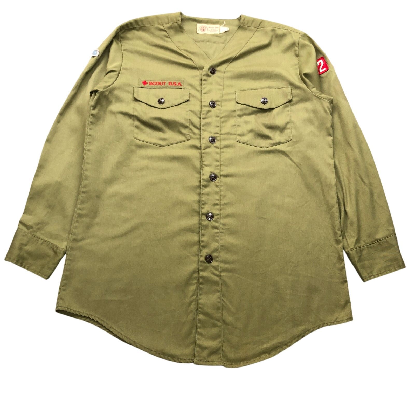Other Vintage 70s BSA Boys Scout of America Uniform Shirt Mens L Size US L / EU 52-54 / 3 - 1 Thumbnail