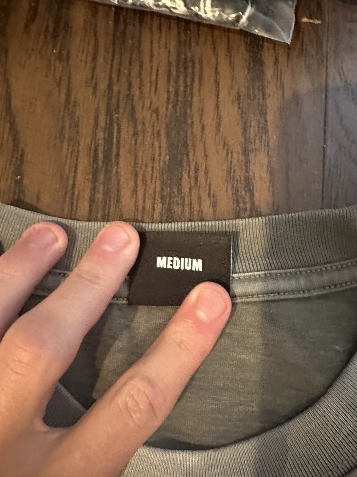 Revenge Kosuke Kawamura Glitch Arch Logo Tee Treated Grey Size US M / EU 48-50 / 2 - 4 Thumbnail