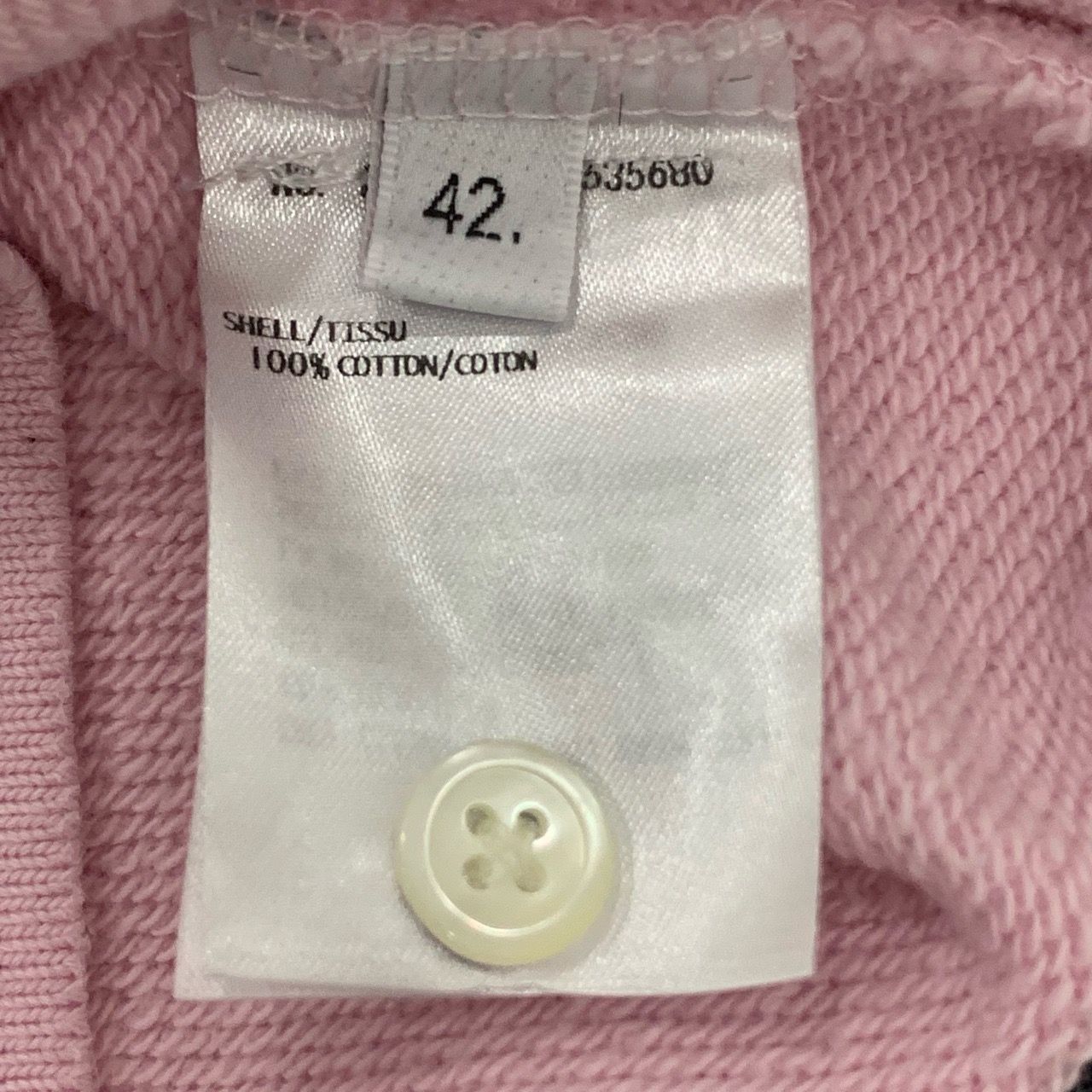 Thom Browne Thom Browne Womens Pink Cotton Pullover Sweatshirt With Four Size 36" / US 14 / IT 50 - 4 Thumbnail