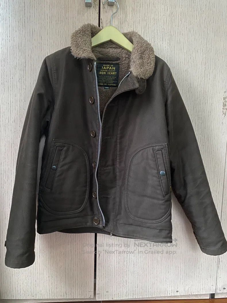 Iron Heart Iron Heart Alpaca Wool lined with N1 deck jacket Size US XS / EU 42 / 0 - 2 Thumbnail