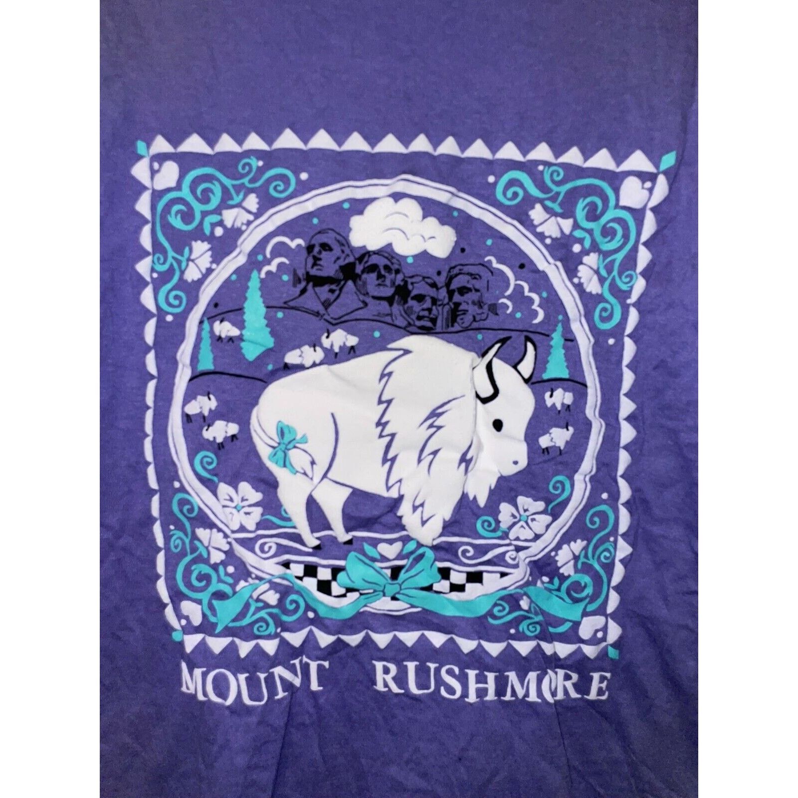 Jerzees Vintage Mount Rushmore Shirt South Dakota Tee 1989 VTG M Size US M / EU 48-50 / 2 - 10 Thumbnail