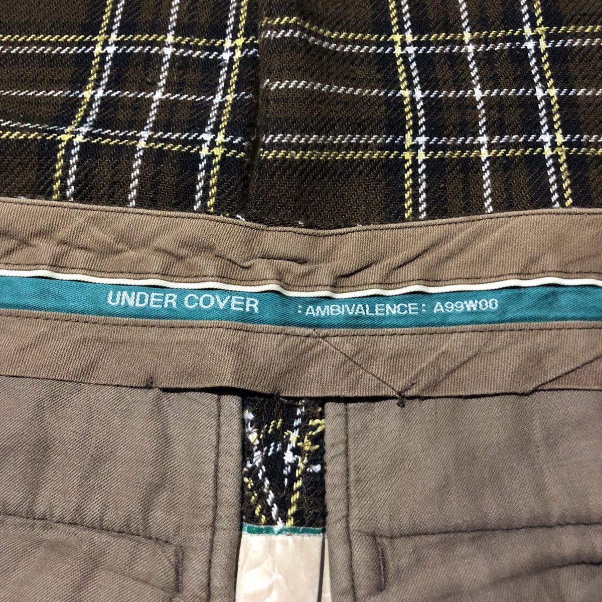 Japanese Brand Vintage Undercover 1999-2000 Autumn Winter Ambivalence Pants Size US 28 / EU 44 - 8 Thumbnail