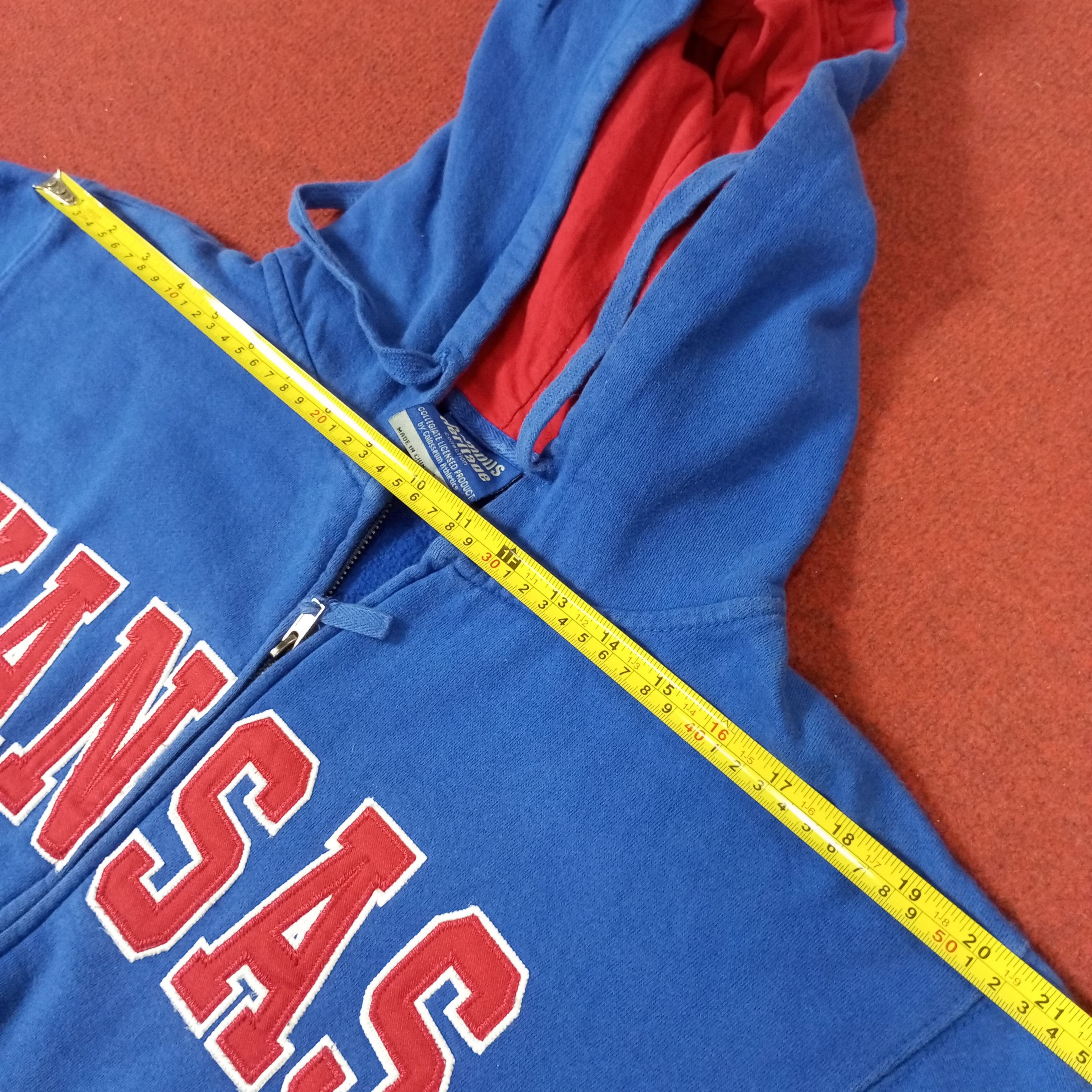 NFL × Vintage Kansas American Sports Team Style Center Spellout Hoodies Size US M / EU 48-50 / 2 - 8 Thumbnail
