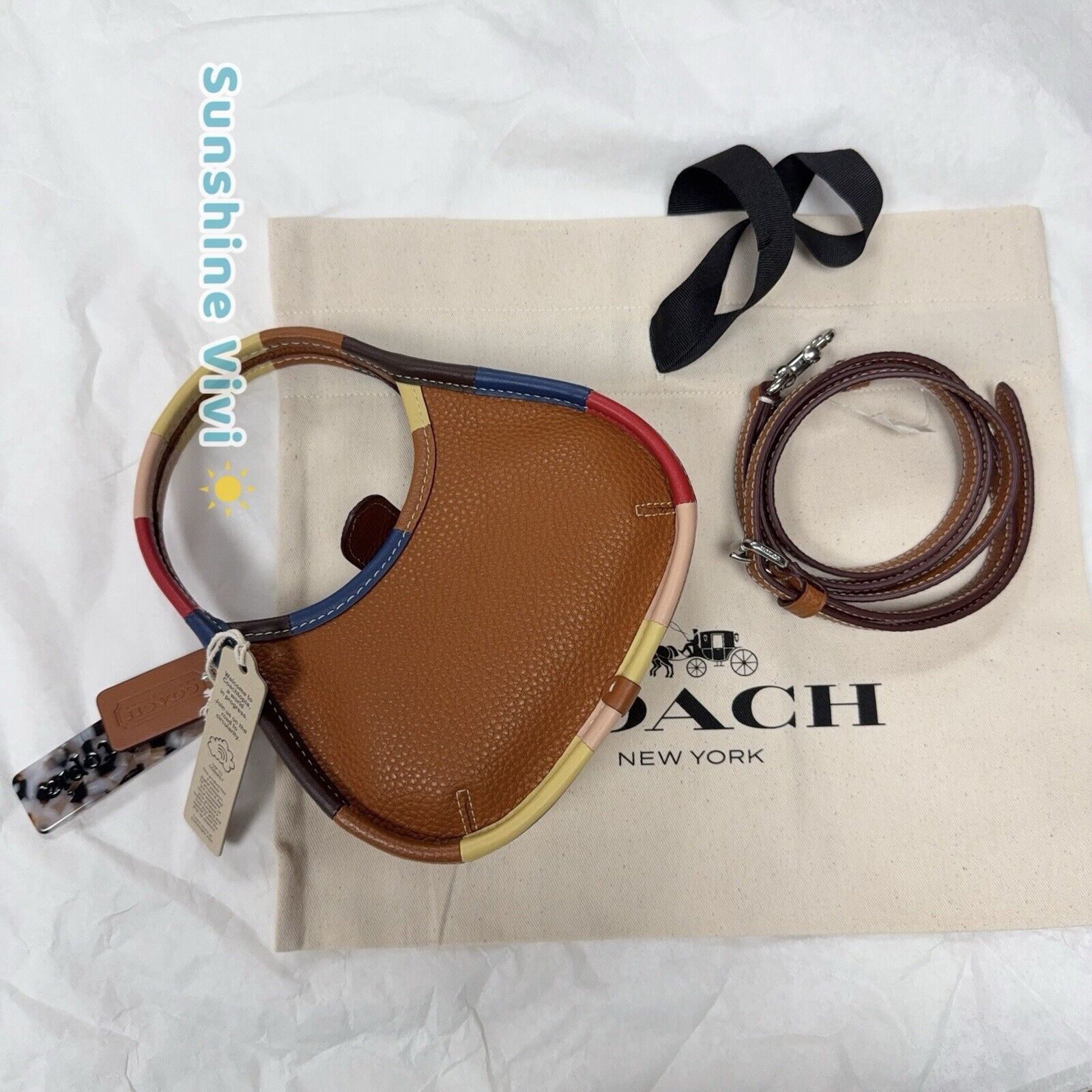 Coach NEW Coach Mini Ergo Bag Coachtopia 90s Rainbow CQ831 Size ONE SIZE - 1 Thumbnail