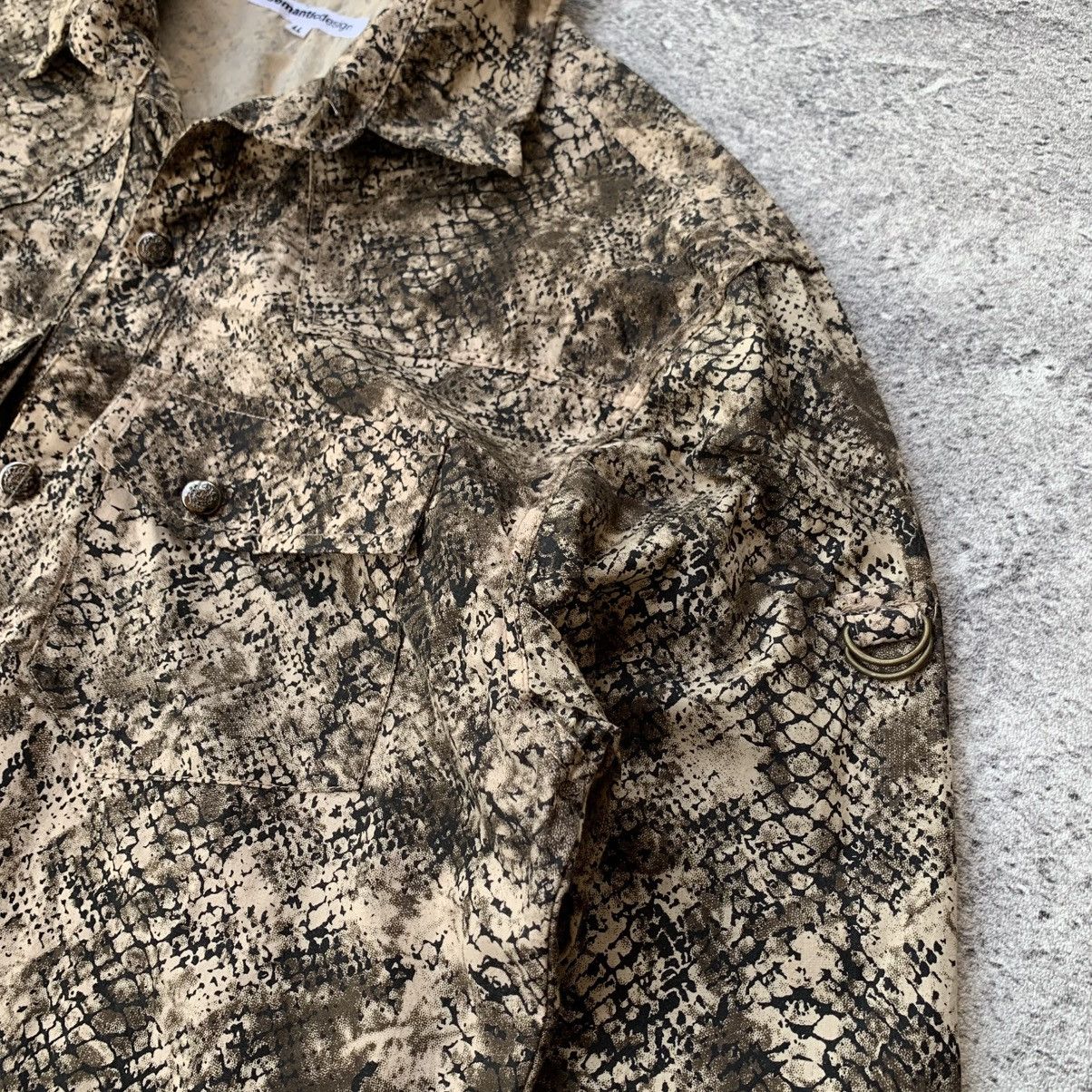 Japanese Brand Semantic Design Snake skin Pattern shirts Size US L / EU 52-54 / 3 - 5 Thumbnail