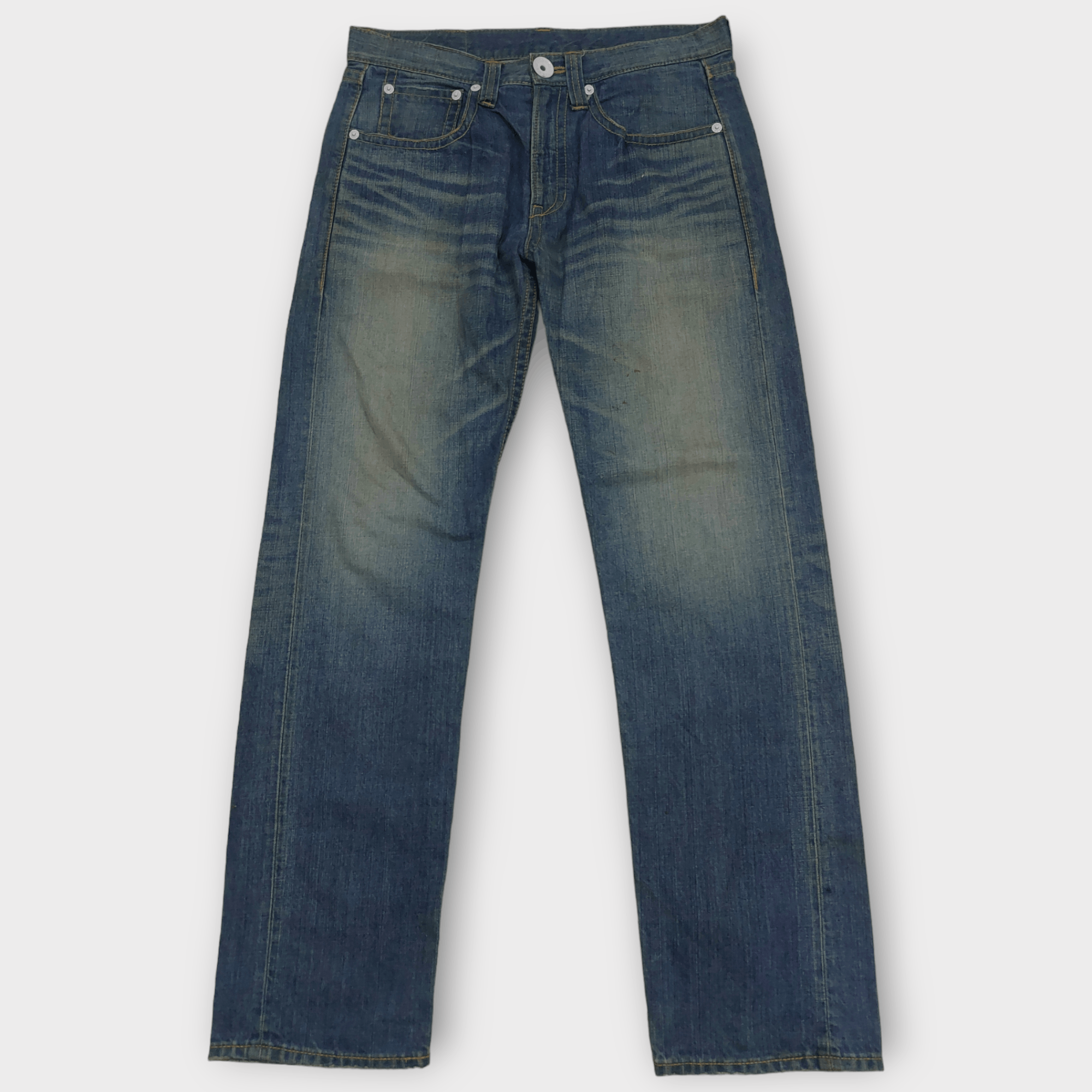 Vintage Japanese Co & Lu Big Logo Jeans Size US 34 / EU 50 - 7 Thumbnail