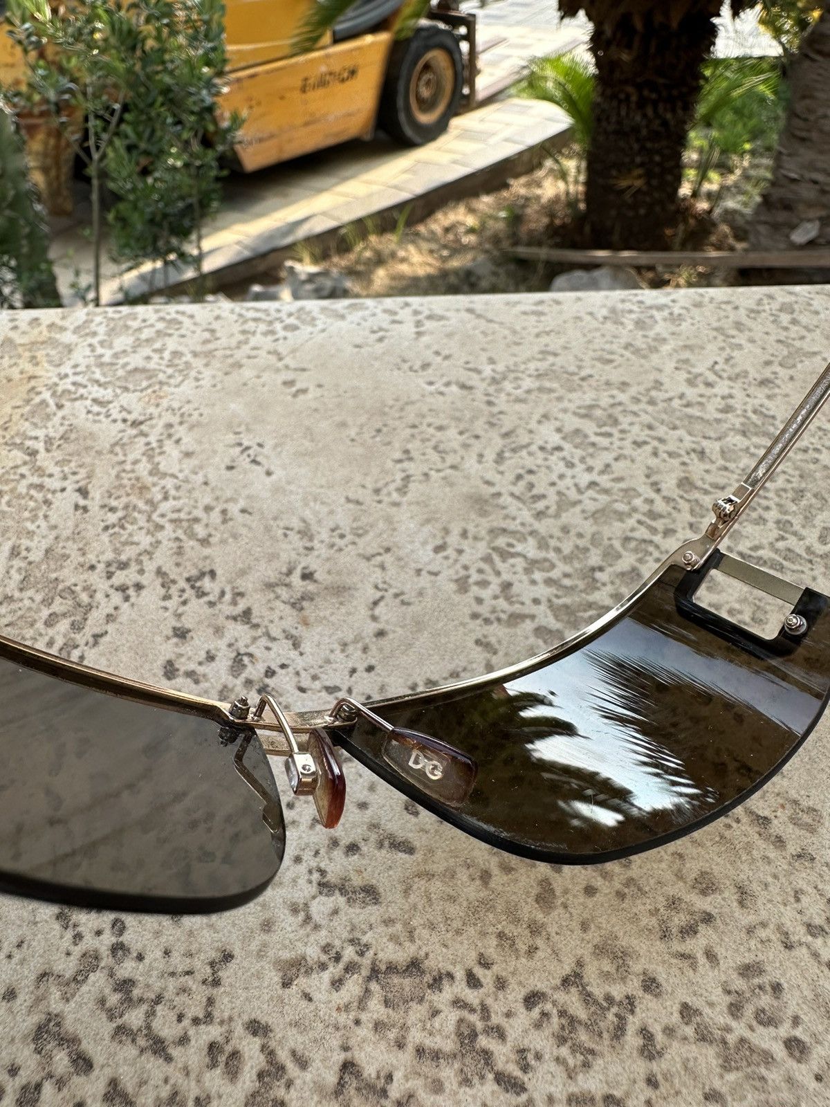 Dolce & Gabbana Dolce&Gabbana Sunglasses DG61OS Gold Size ONE SIZE - 4 Thumbnail