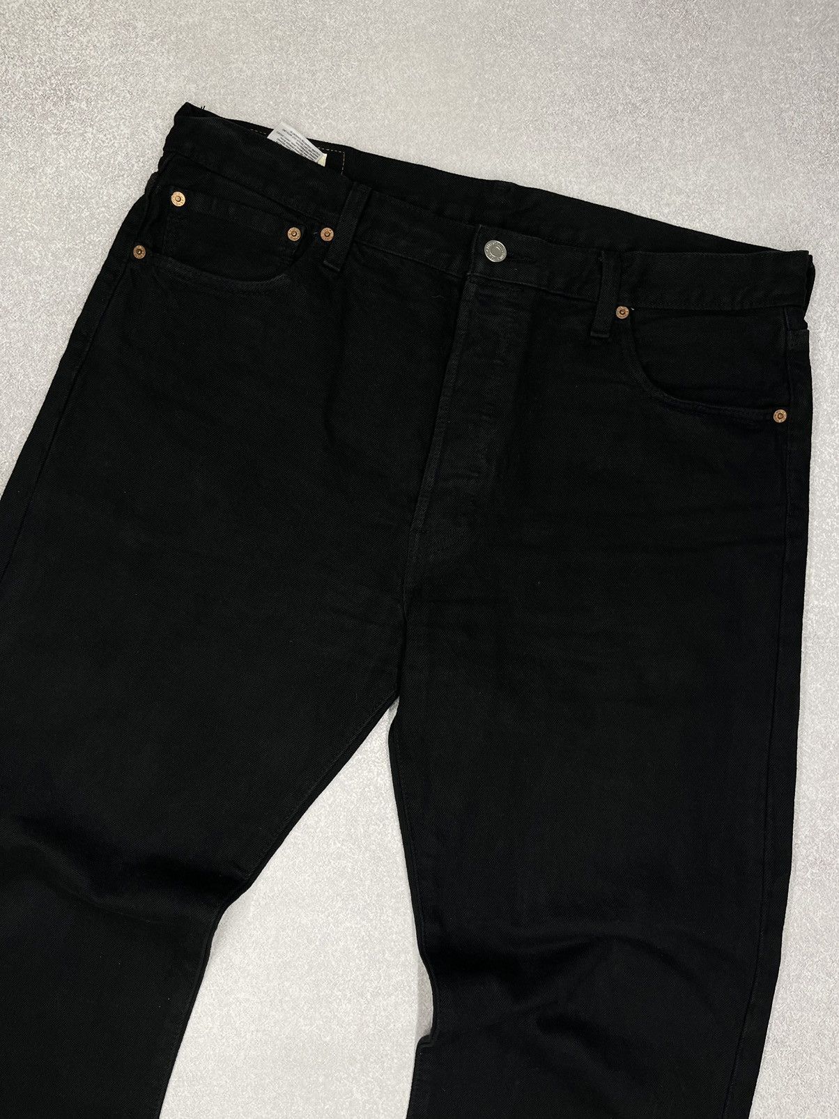 Levi's Mens Levis 501 Premium Black Denim Jeans Size US 36 / EU 52 - 7 Thumbnail