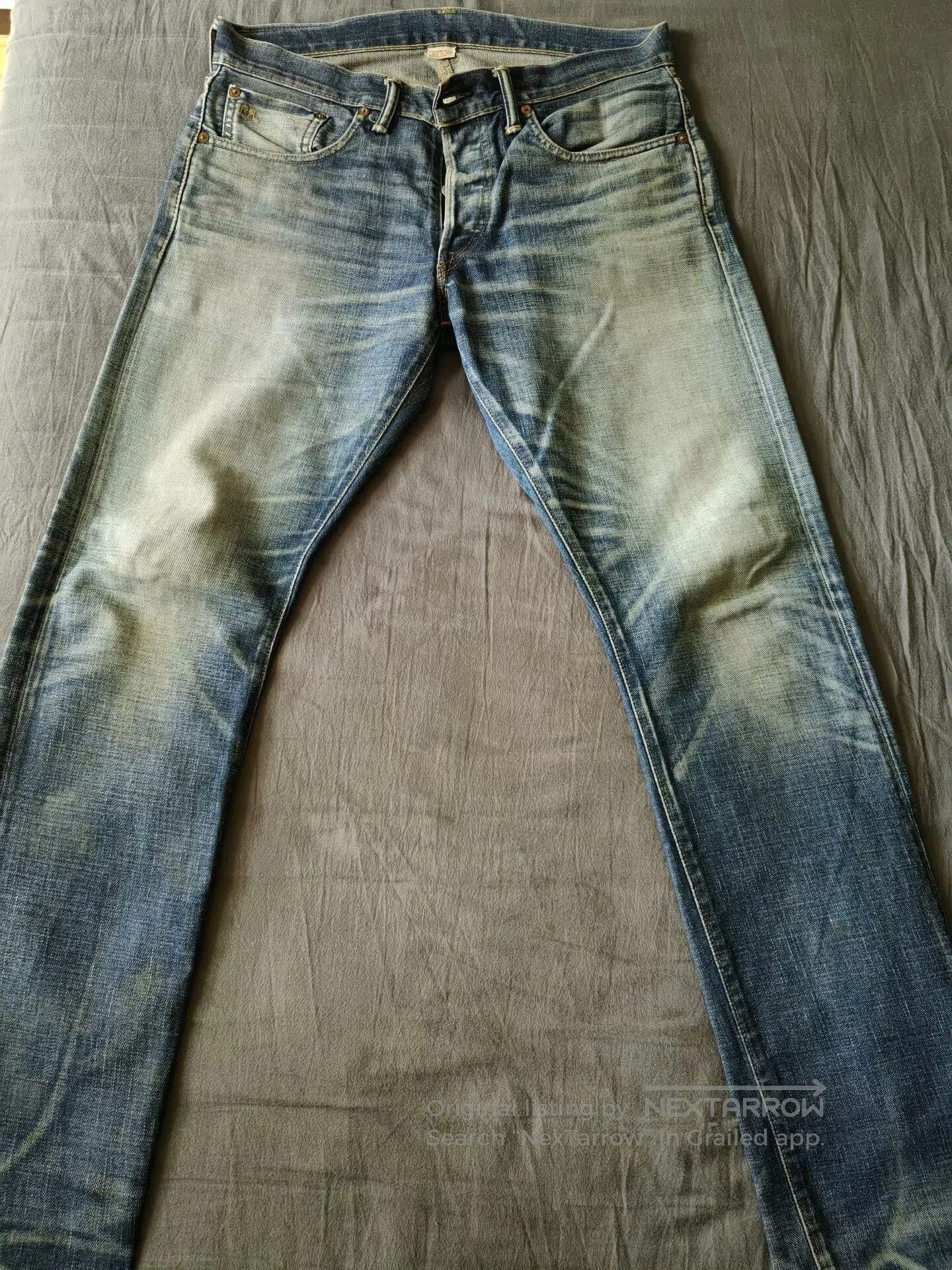 RRL Ralph Lauren RRL Slim Fit Vintage Washed Men's Jeans. Size US 32 / EU 48 - 1 Thumbnail