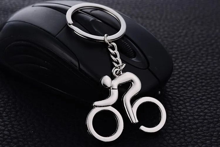 Jewelry Bike Style Key Chain Ring Holder Creative Casual Size ONE SIZE - 1 Thumbnail