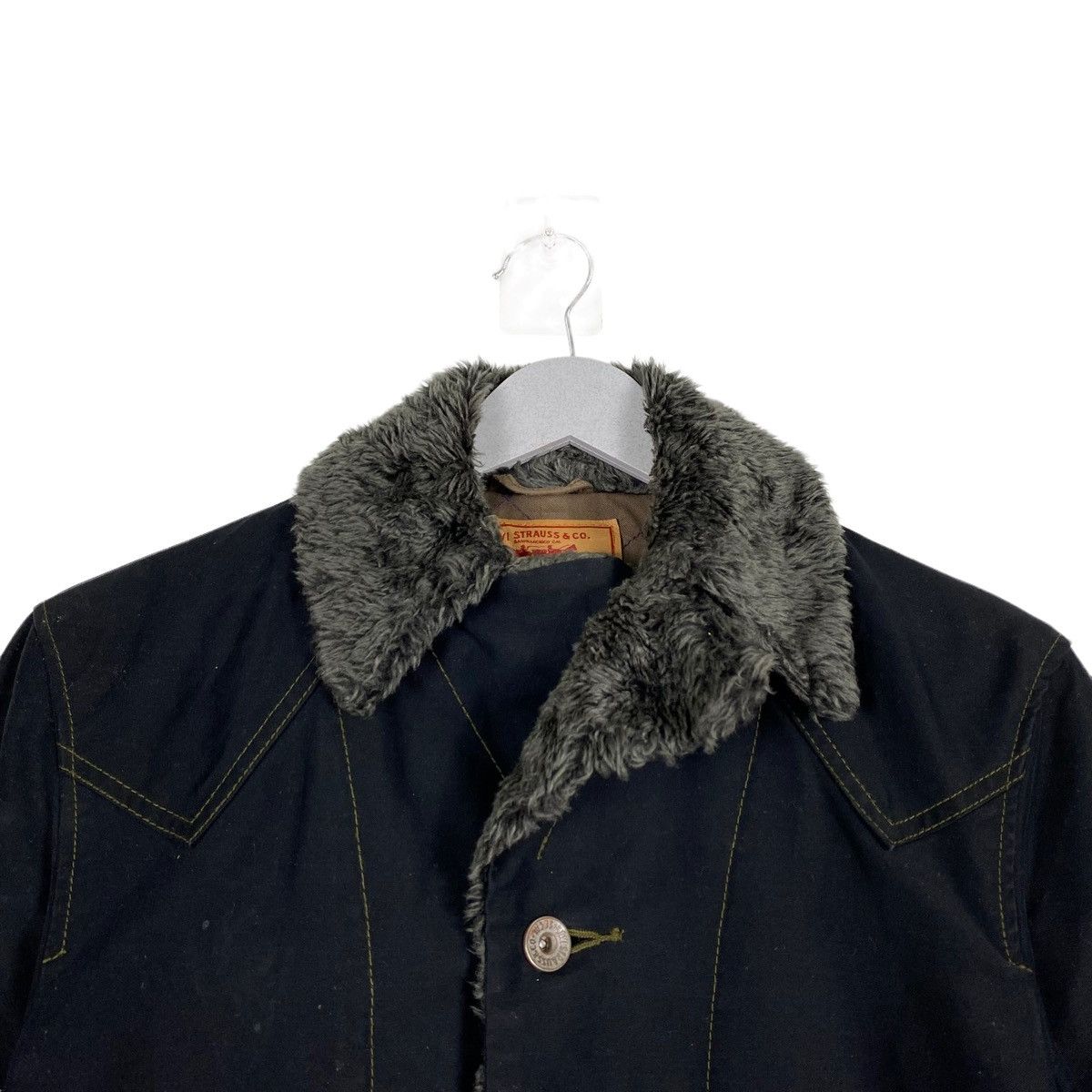 Levi's 💥LEVIS DECK BUTTON CHORE SHERPA COLLAR JACKET Size US L / EU 52-54 / 3 - 5 Thumbnail