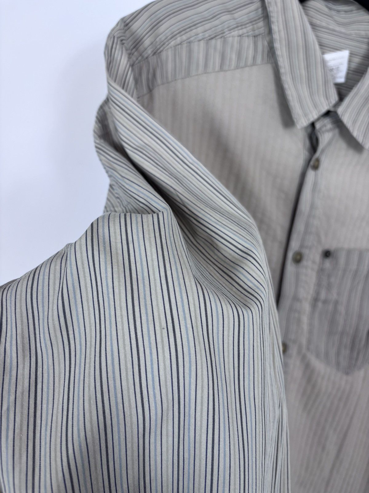 Dolce & Gabbana Dolce & Gabbana Vintage Men’s Beige Striped Button Up Shirt Size US XL / EU 56 / 4 - 12 Thumbnail