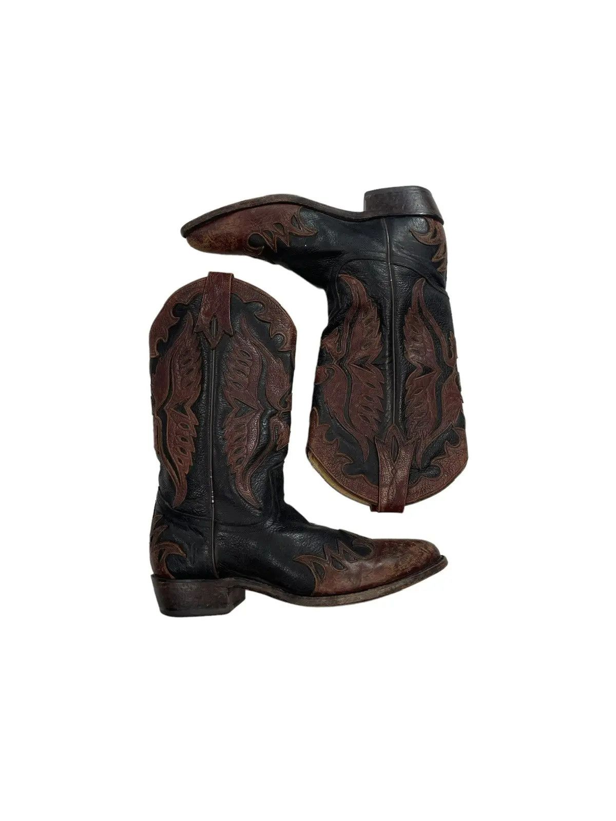 Frye Frye Billy Firebird Western Leather Overlay Boots Size US 9 / EU 42 - 6 Thumbnail