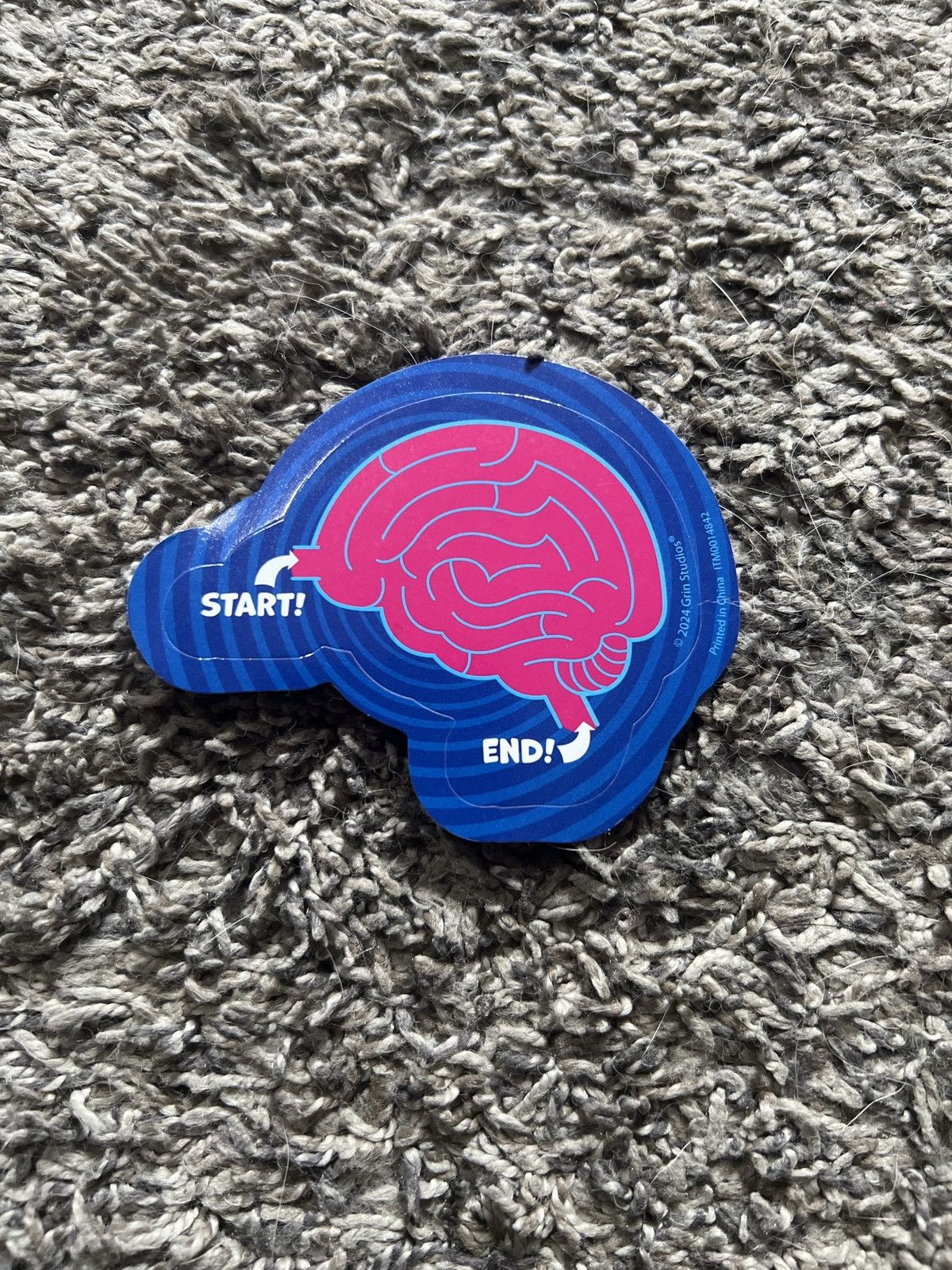 Hypebeast 2024 Grin Studios Brain Maze Sticker Size ONE SIZE - 1 Thumbnail