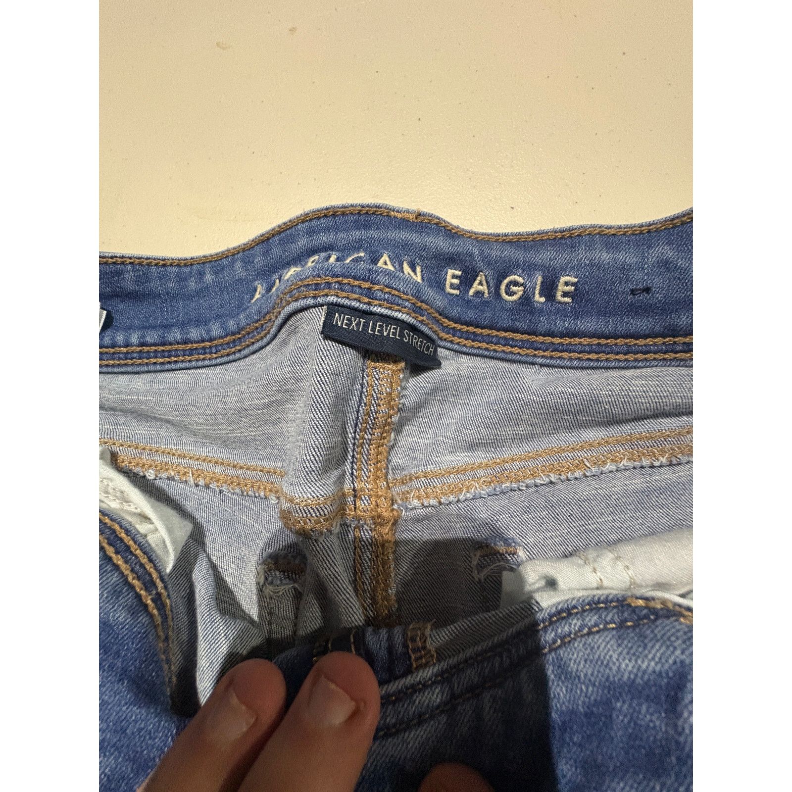 American Eagle Outfitters American Eagle Stretch Flare Jeans Women’s 12 Short Size 34" / US 12 / IT 48 - 4 Thumbnail