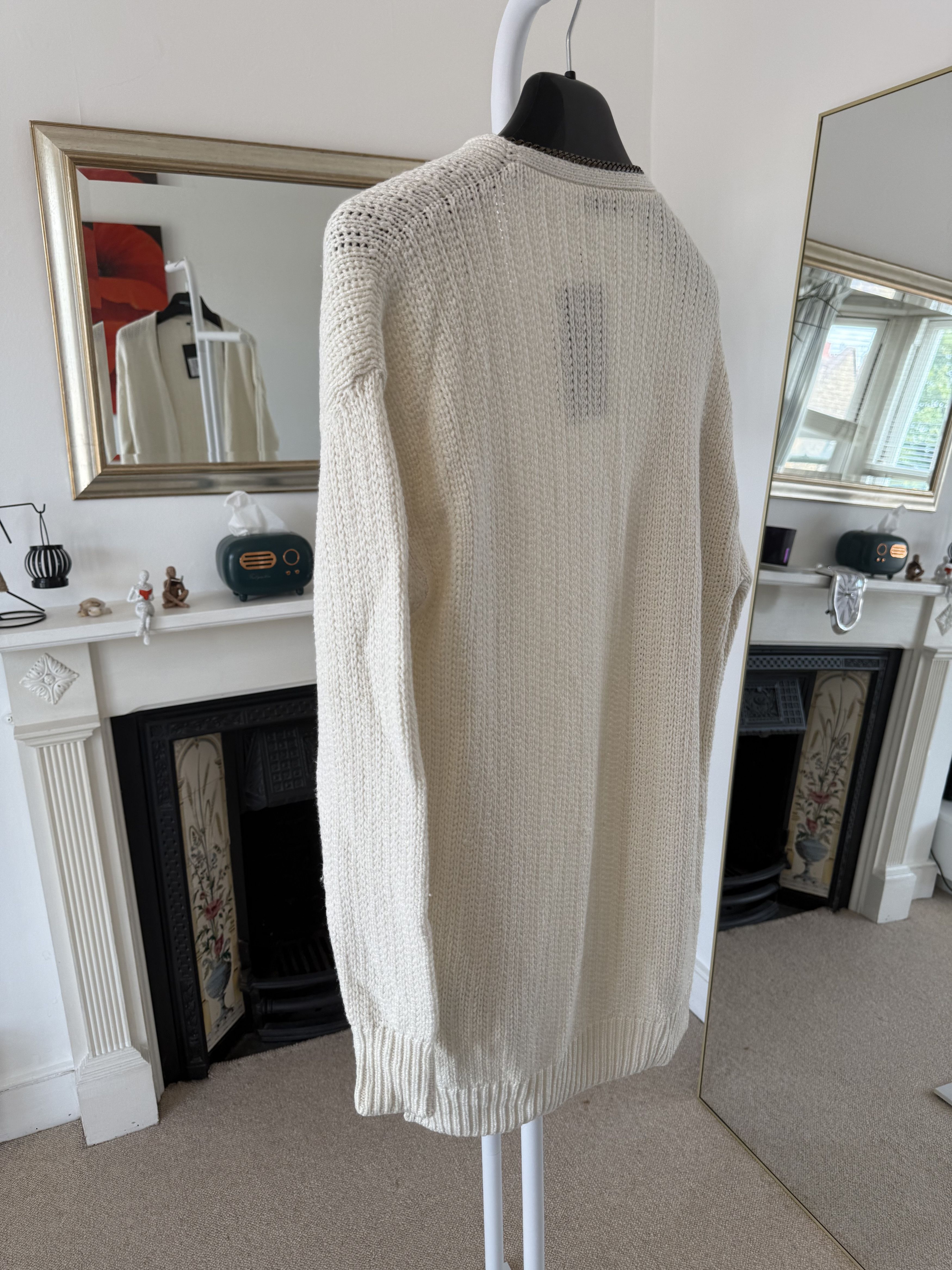 Saint Laurent Paris Saint Laurent Chain Open Knit Sweater Size XS / US 0-2 / IT 36-38 - 5 Thumbnail
