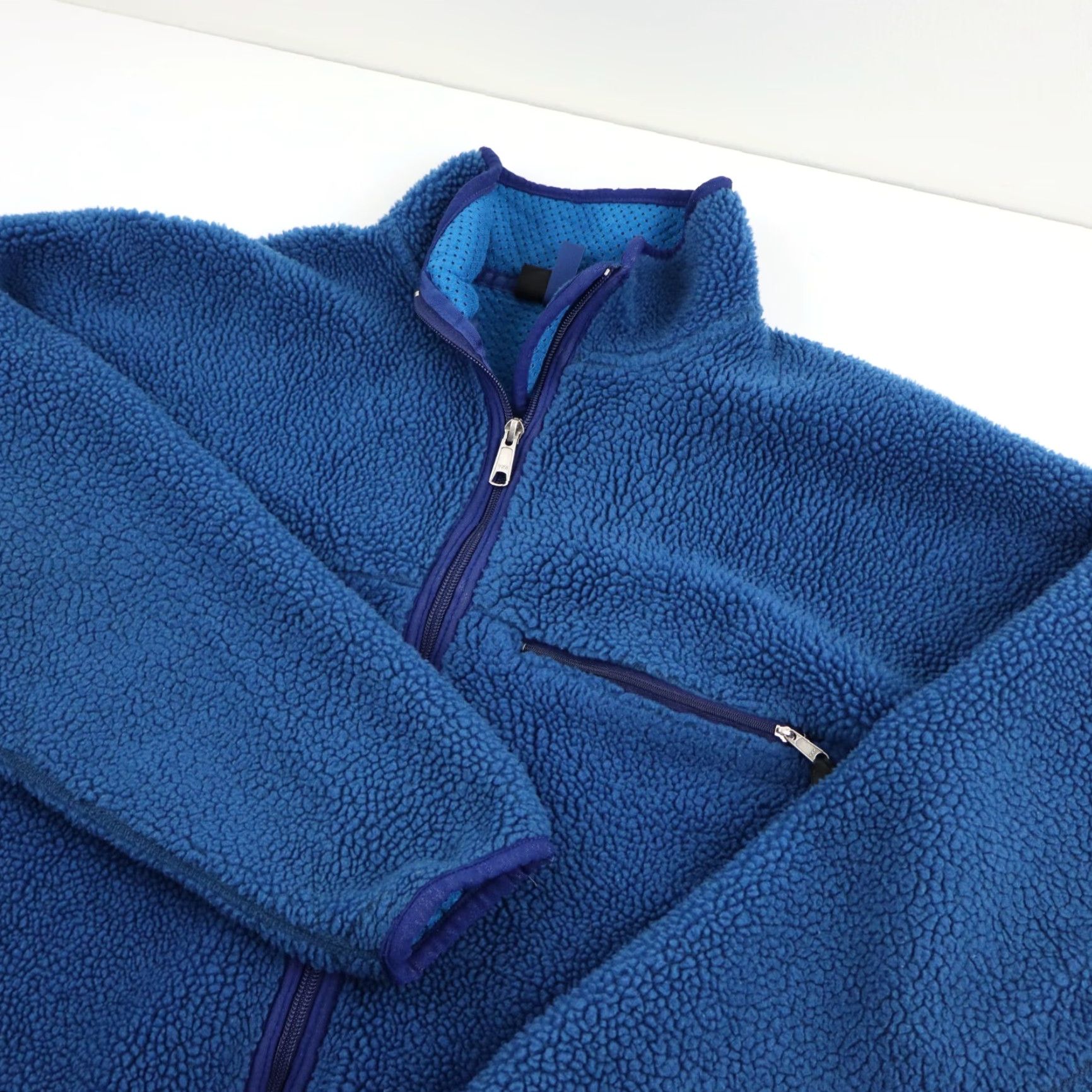 Patagonia VINTAGE Patagonia Retro-X Deep Pile Fleece Jacket Mens L Blue 90s Coat Size US L / EU 52-54 / 3 - 4 Thumbnail