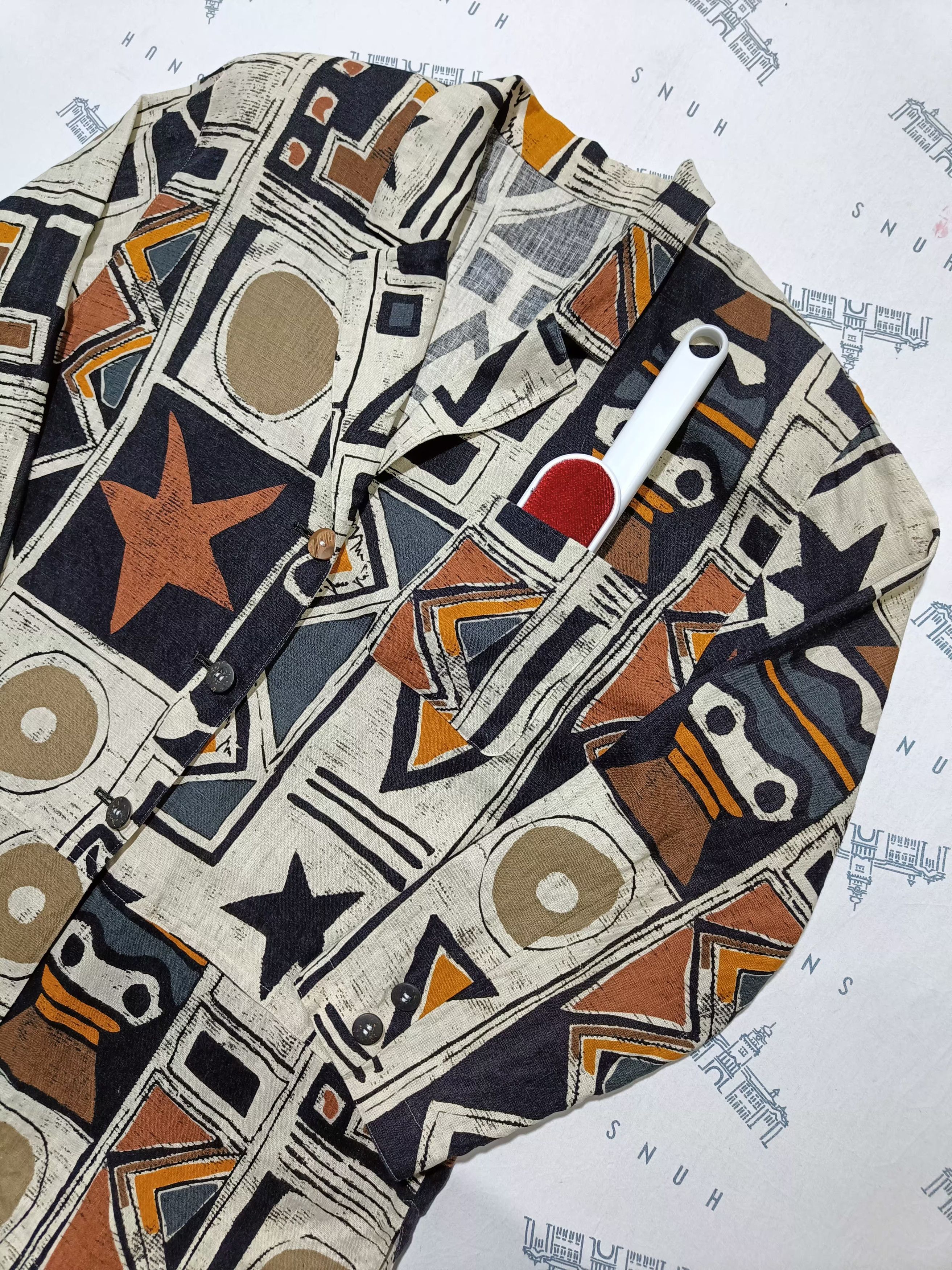 Japanese Brand Elegance Harajuku Style Weaver Canvas Outerwear Size US L / EU 52-54 / 3 - 2 Thumbnail