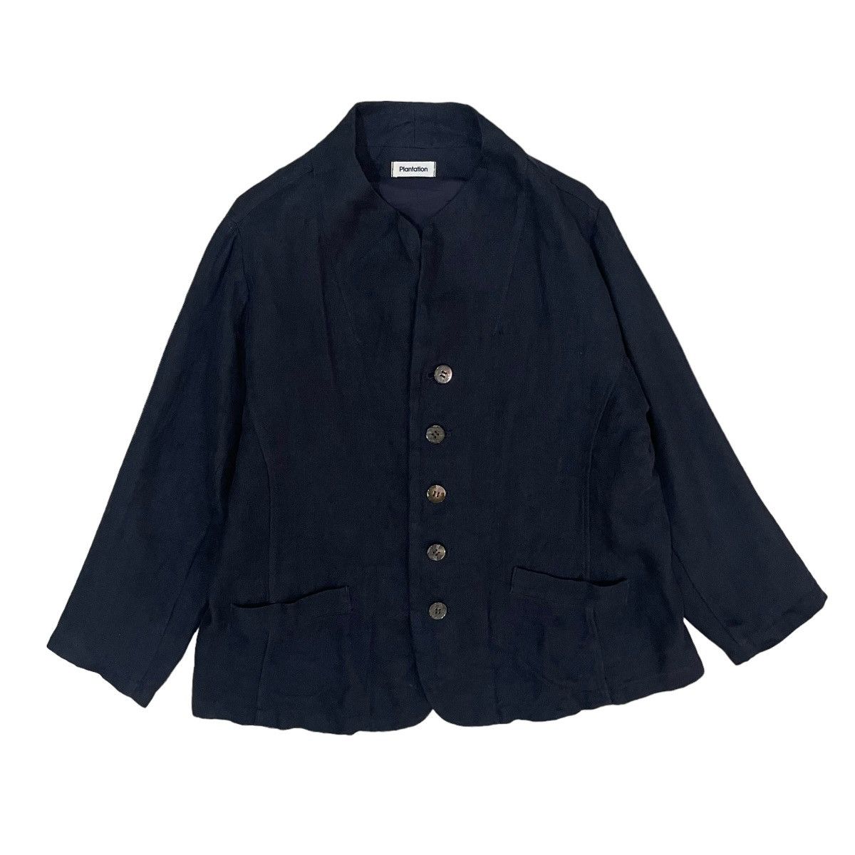 Issey Miyake Vintage Plantation Issey Miyake Linen Button Jacket Size M / US 6-8 / IT 42-44 - 1 Thumbnail