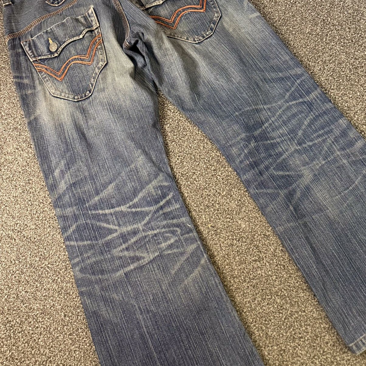 Edwin Vintage 90s Japanese Edwin XV Distressed Baggy Flared Denim Size US 34 / EU 50 - 11 Thumbnail