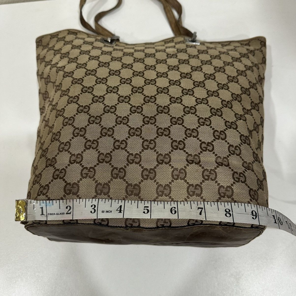 Gucci ‼️YES‼️ GUCCI GG MONOGRAM CANVAS TOTE BAG Size ONE SIZE - 6 Thumbnail