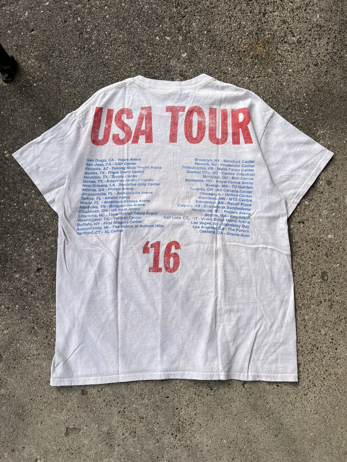 Rap Tees Travis Scott Cactus Jack 2016 Rodeo USA Tour Tee T Shirt L Size US L / EU 52-54 / 3 - 1 Thumbnail