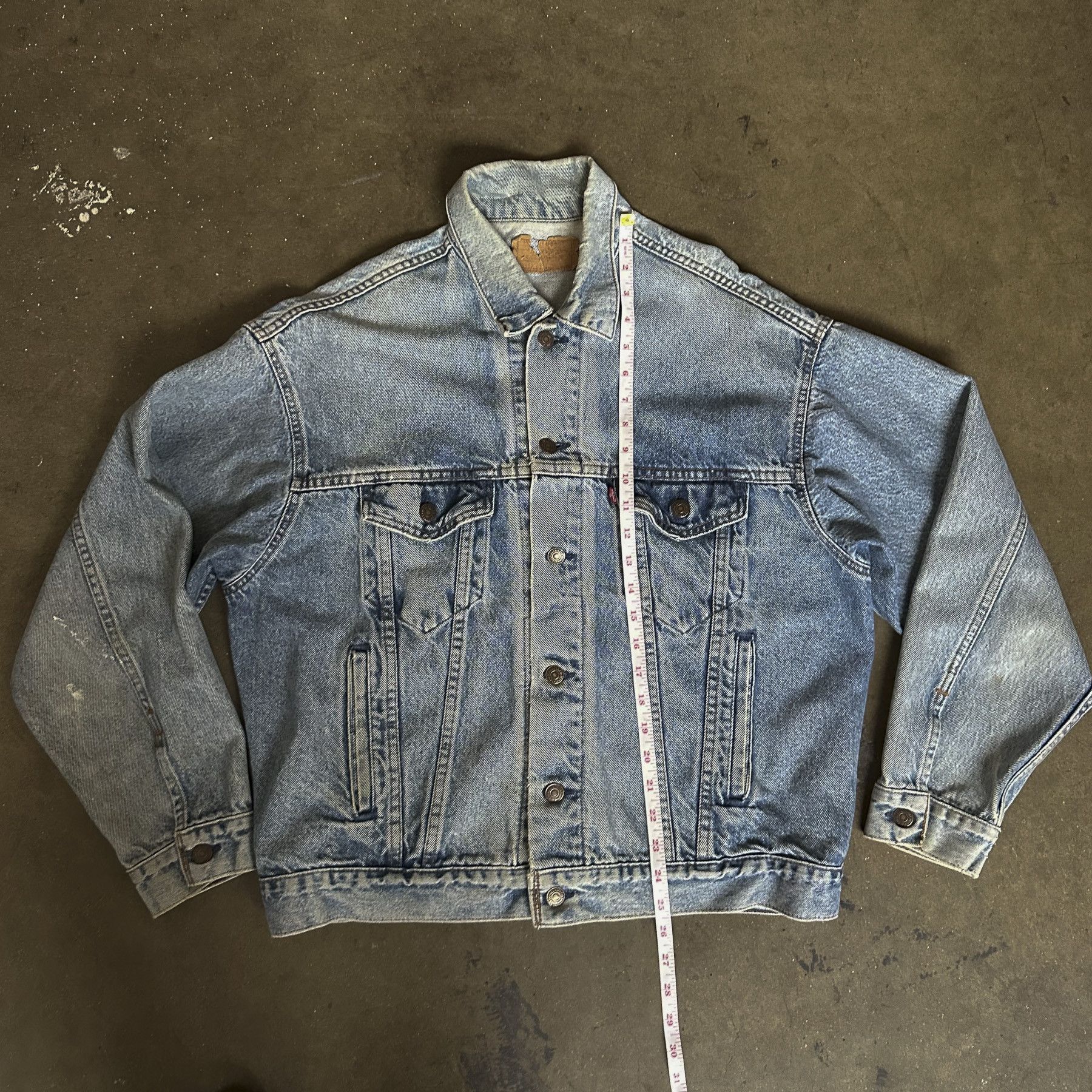 Levi's Made in USA Denim Jacket Size US L / EU 52-54 / 3 - 3 Thumbnail