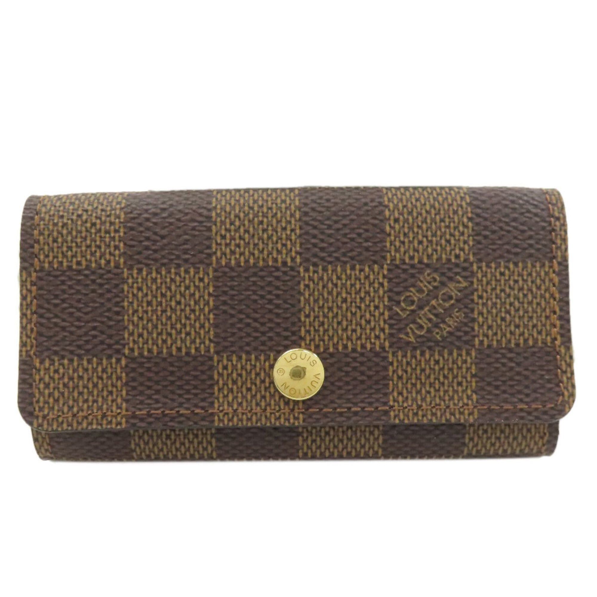 Louis Vuitton Louis Vuitton N62631 Multicles 4 Key Case, Damier Canvas, Women's Size ONE SIZE - 1 Thumbnail