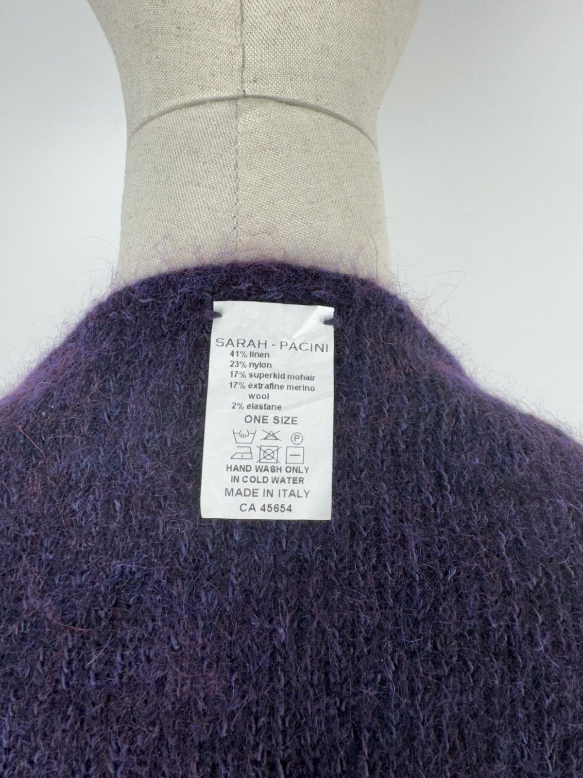 Sarah Pacini × Vintage Women’s Sarah Pacini Open Cardigan Sweater One Size Size ONE SIZE - 6 Thumbnail