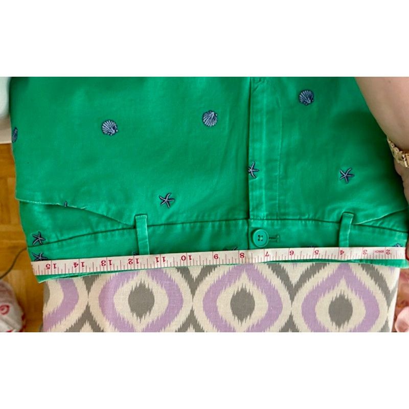 Talbots Talbots Embroidered Ankle Pants – Size 8 – Coastal Shell Size 30" / US 8 / IT 44 - 4 Thumbnail