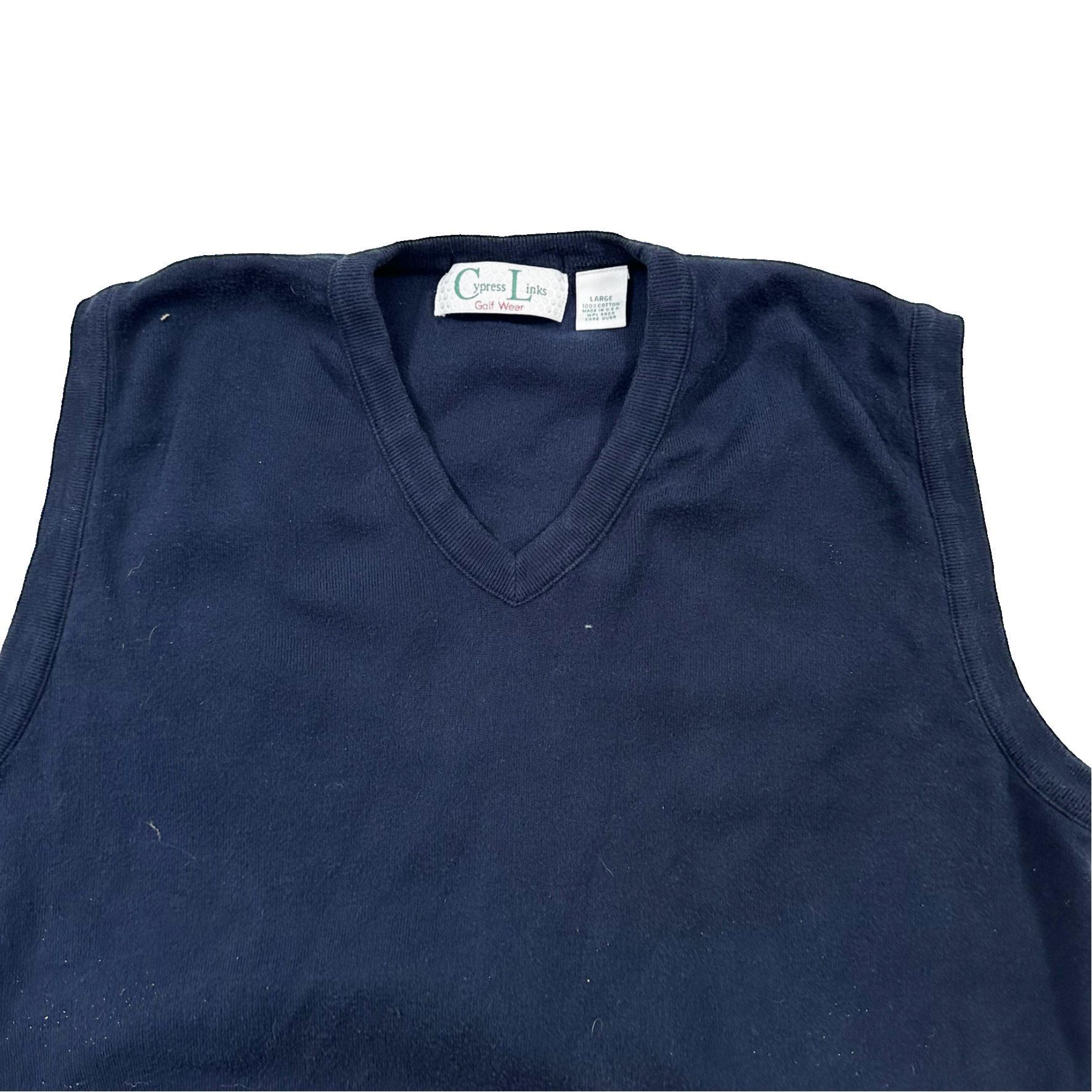 Vintage Vintage 90s Golf Par Fore Knit Sweater Vest Size US S / EU 44-46 / 1 - 2 Thumbnail