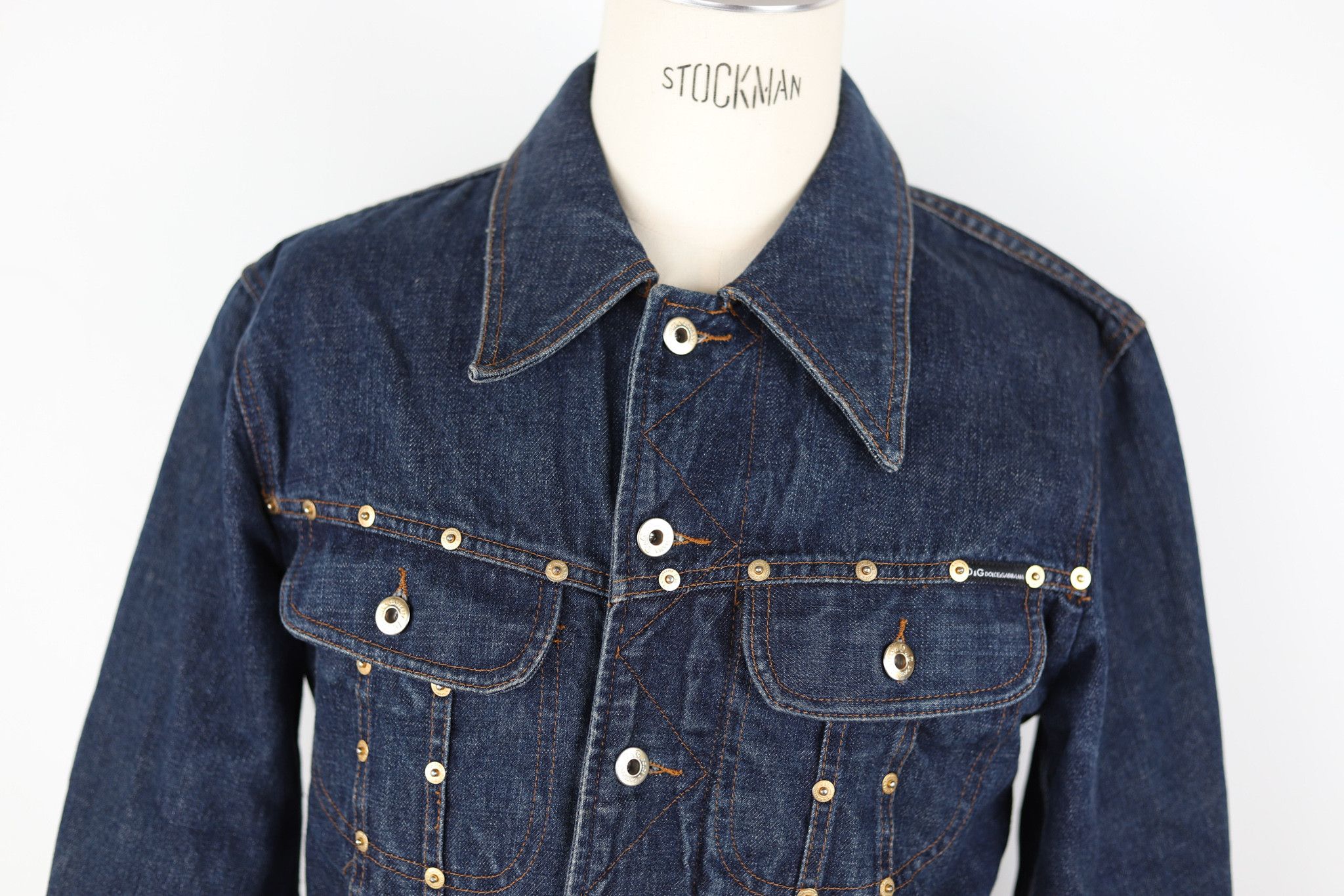 Dolce & Gabbana DOLCE&GABBANA JACKET DENIM VINTAGE ON BUTTONS OG 390 Size US M / EU 48-50 / 2 - 3 Thumbnail