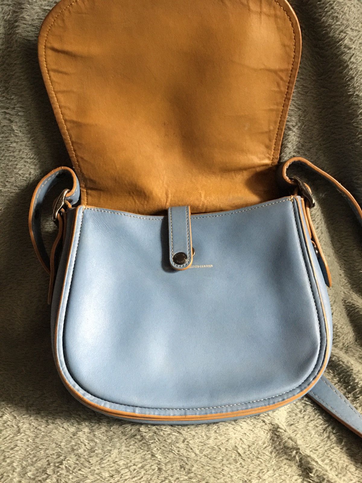 Coach COACH 1941 Saddle Blue Leather Crossbody Shoulder Bag Size ONE SIZE - 8 Thumbnail