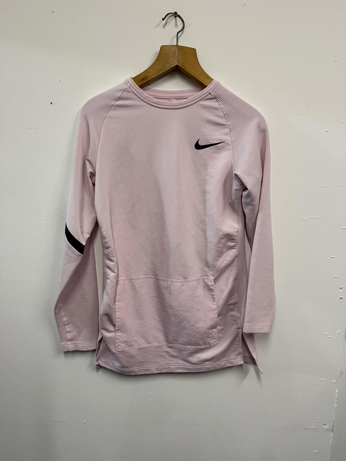 Nike Nike Dri-FIT Long Sleeve Pink Sports Top Size Small Size S / US 4 / IT 40 - 1 Thumbnail