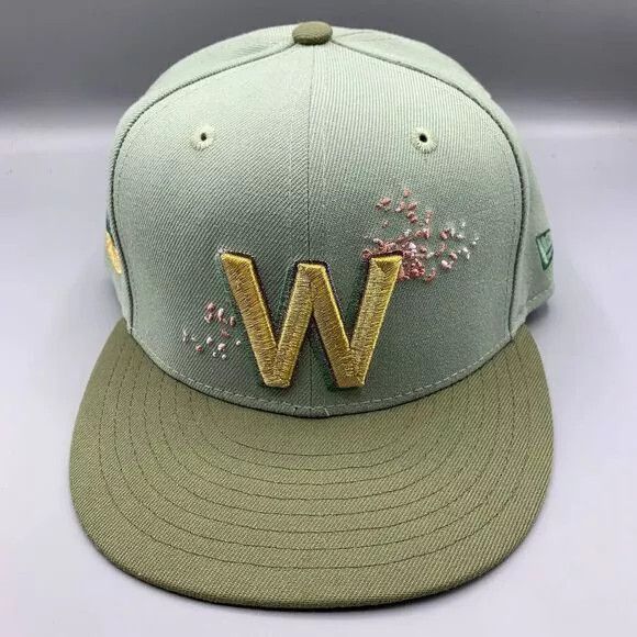 New Era Washington Nationals Hat Men 7 1/2 59Fifty New Era Fitted Size ONE SIZE - 2 Thumbnail
